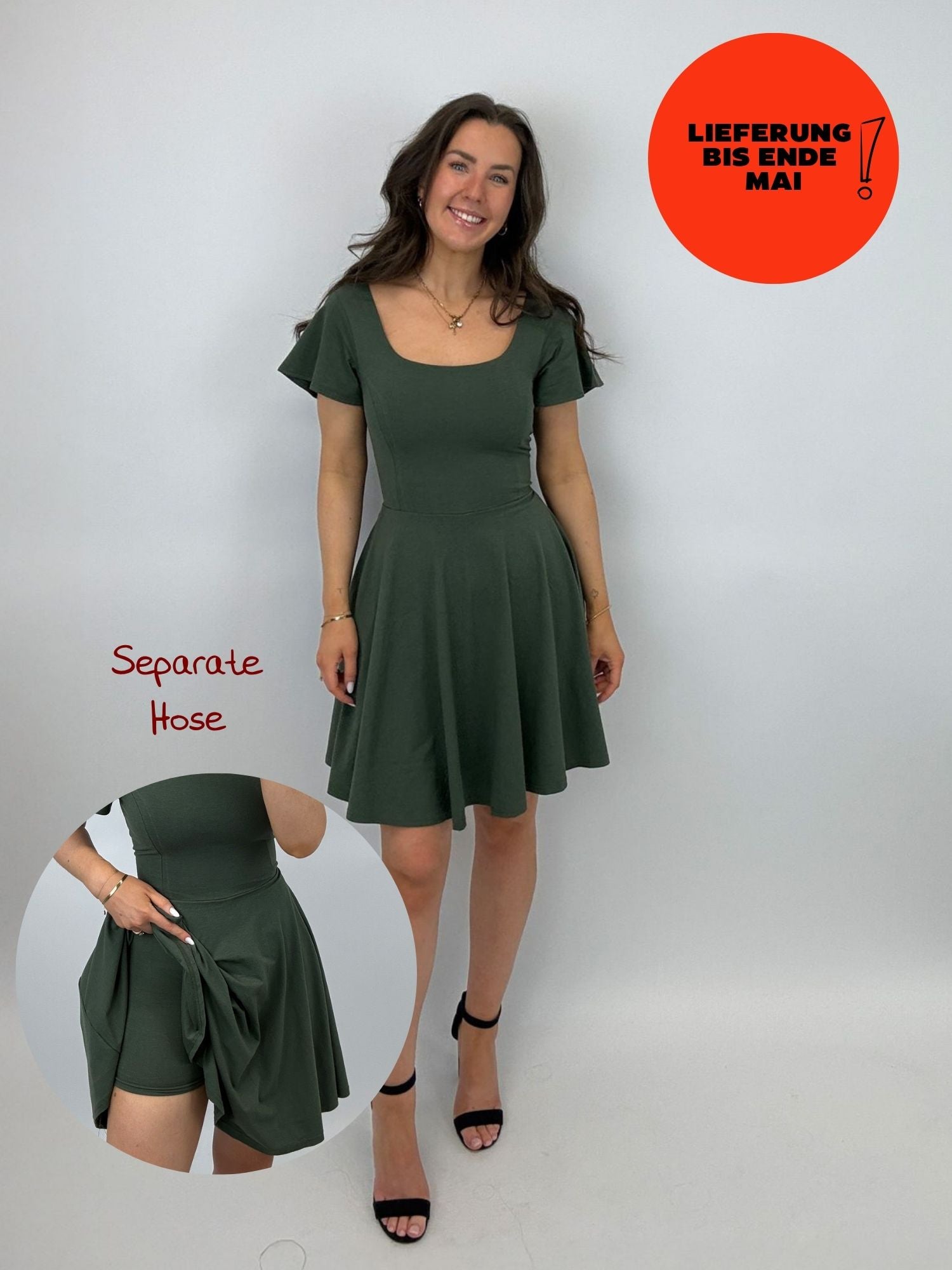 Classic Skort Kleid Ivy - Olive