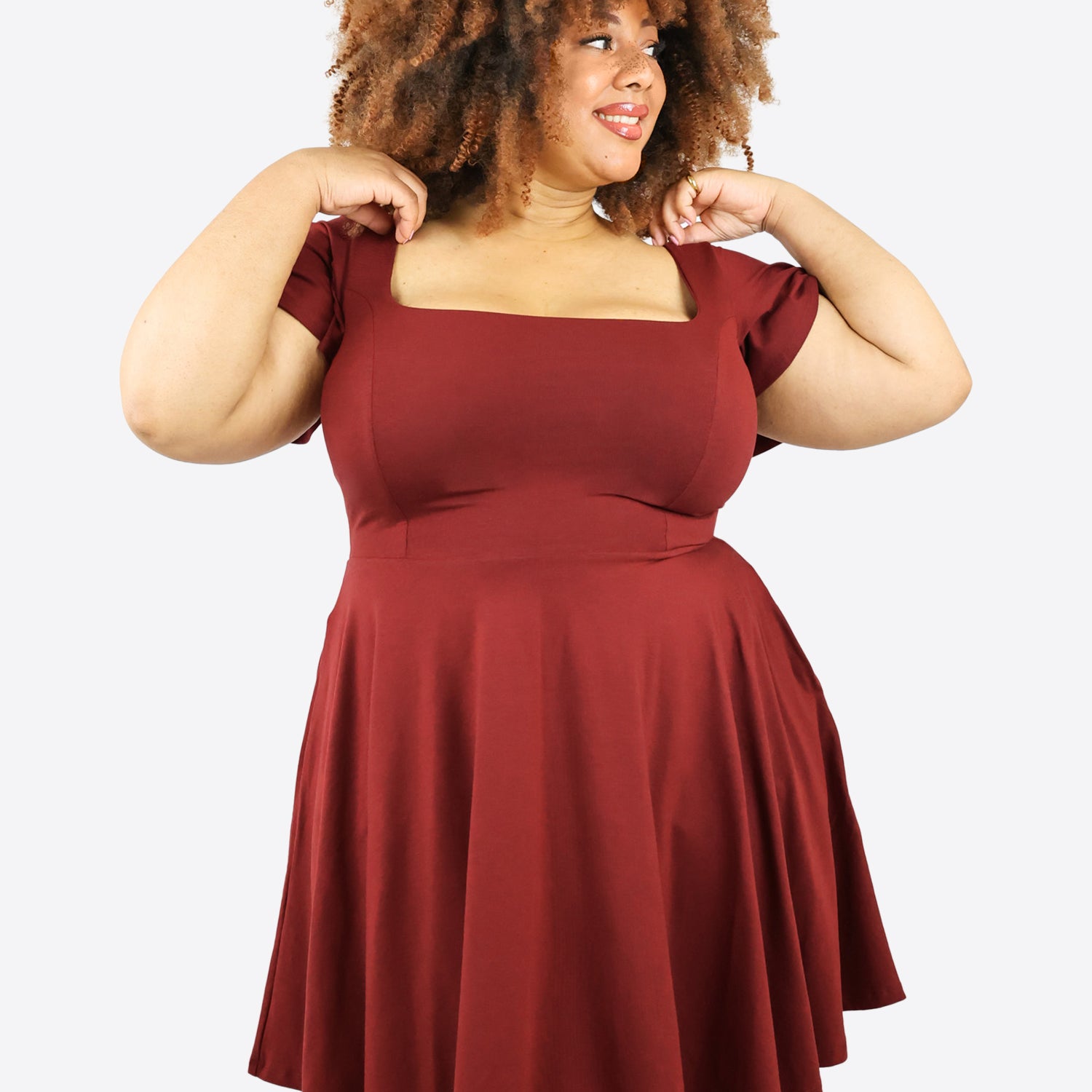 Classic Skort Kleid Ivy - Bordeaux