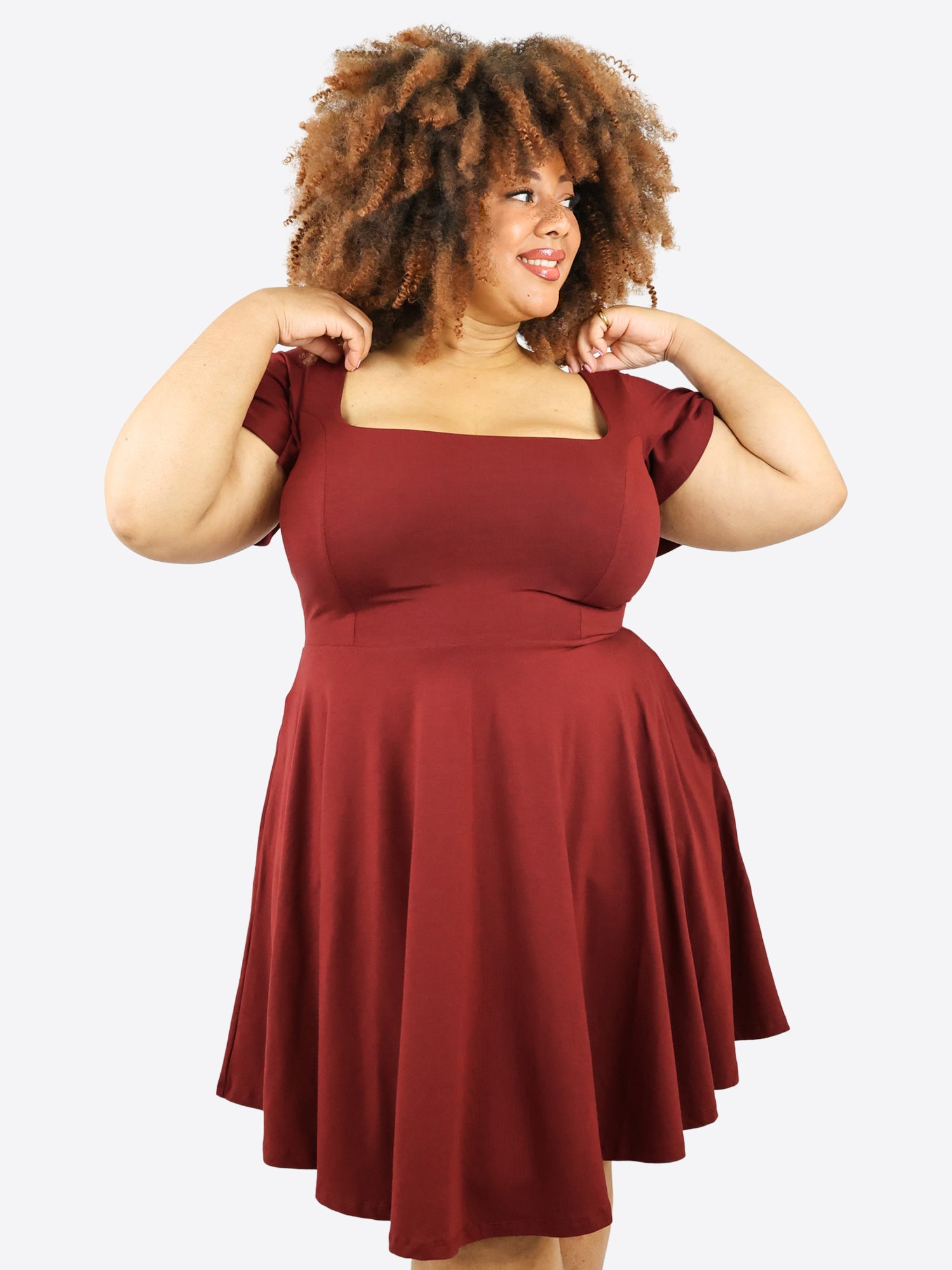 Classic Skort Kleid Ivy - Bordeaux