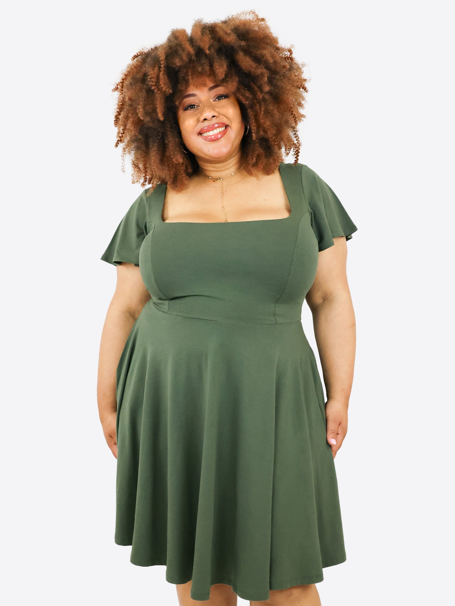 Classic Skort Kleid Ivy - Olive