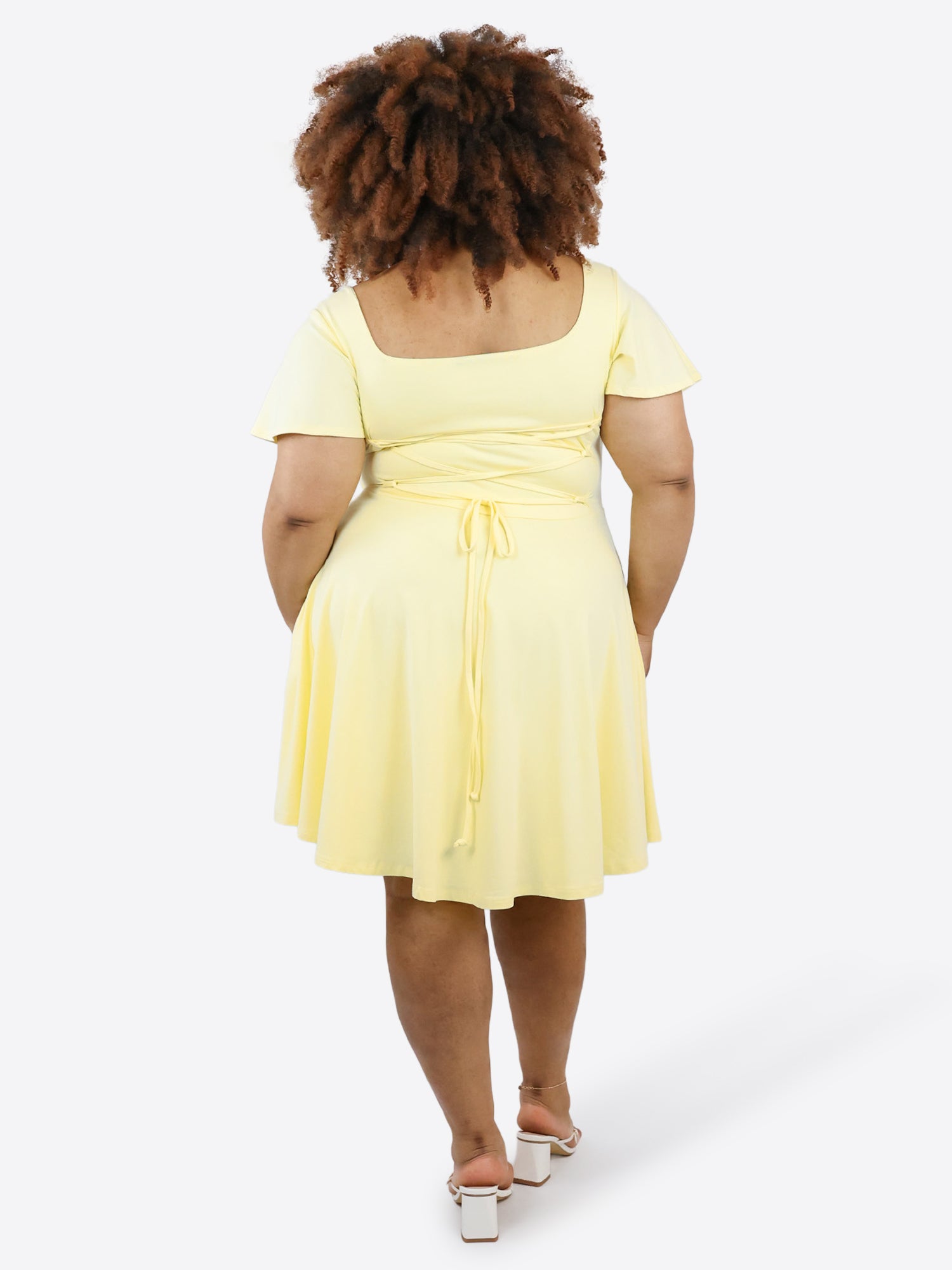 Classic Skort Kleid Ivy - Pastellgelb