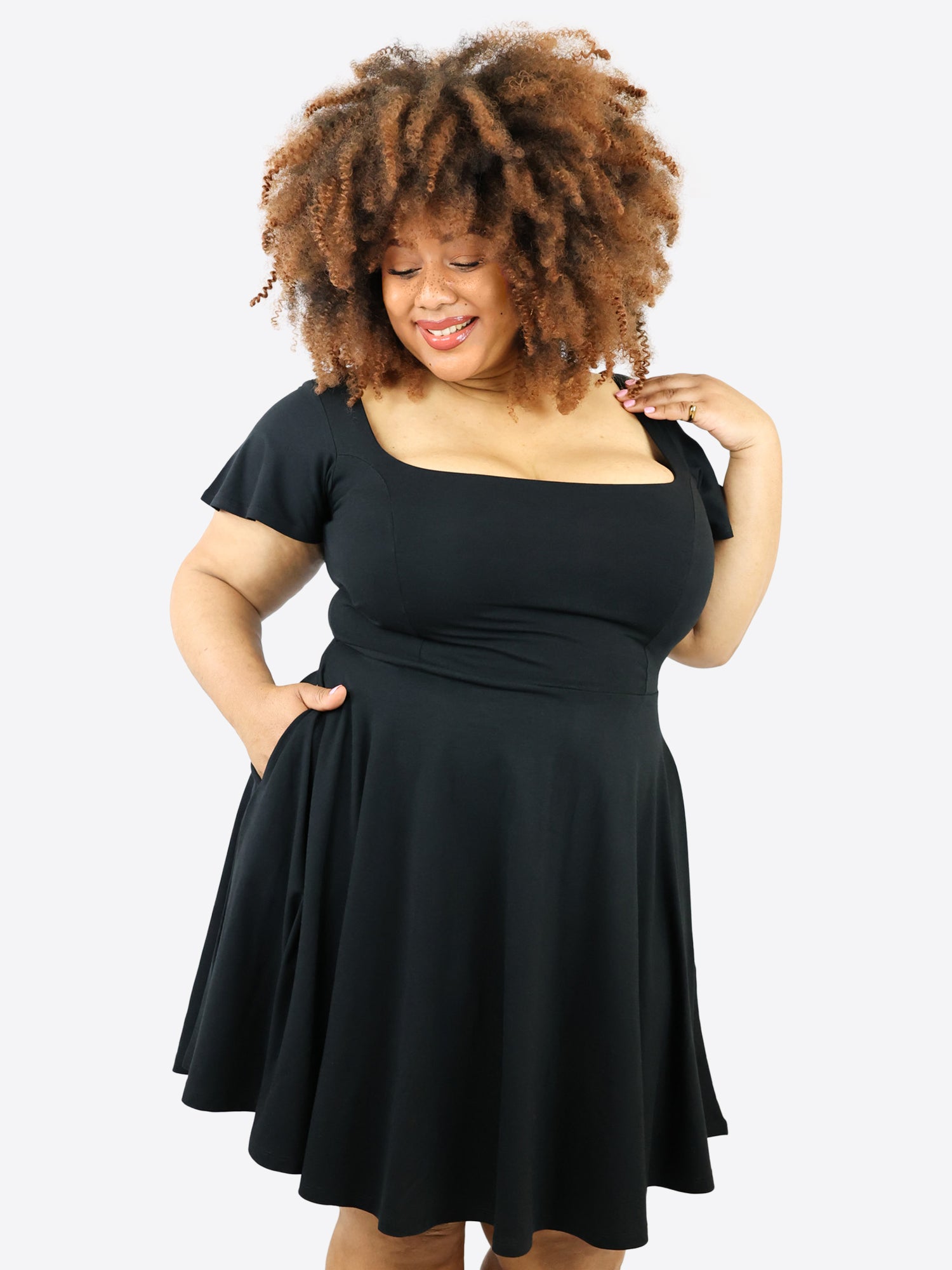 Classic Skort Kleid Ivy - Schwarz