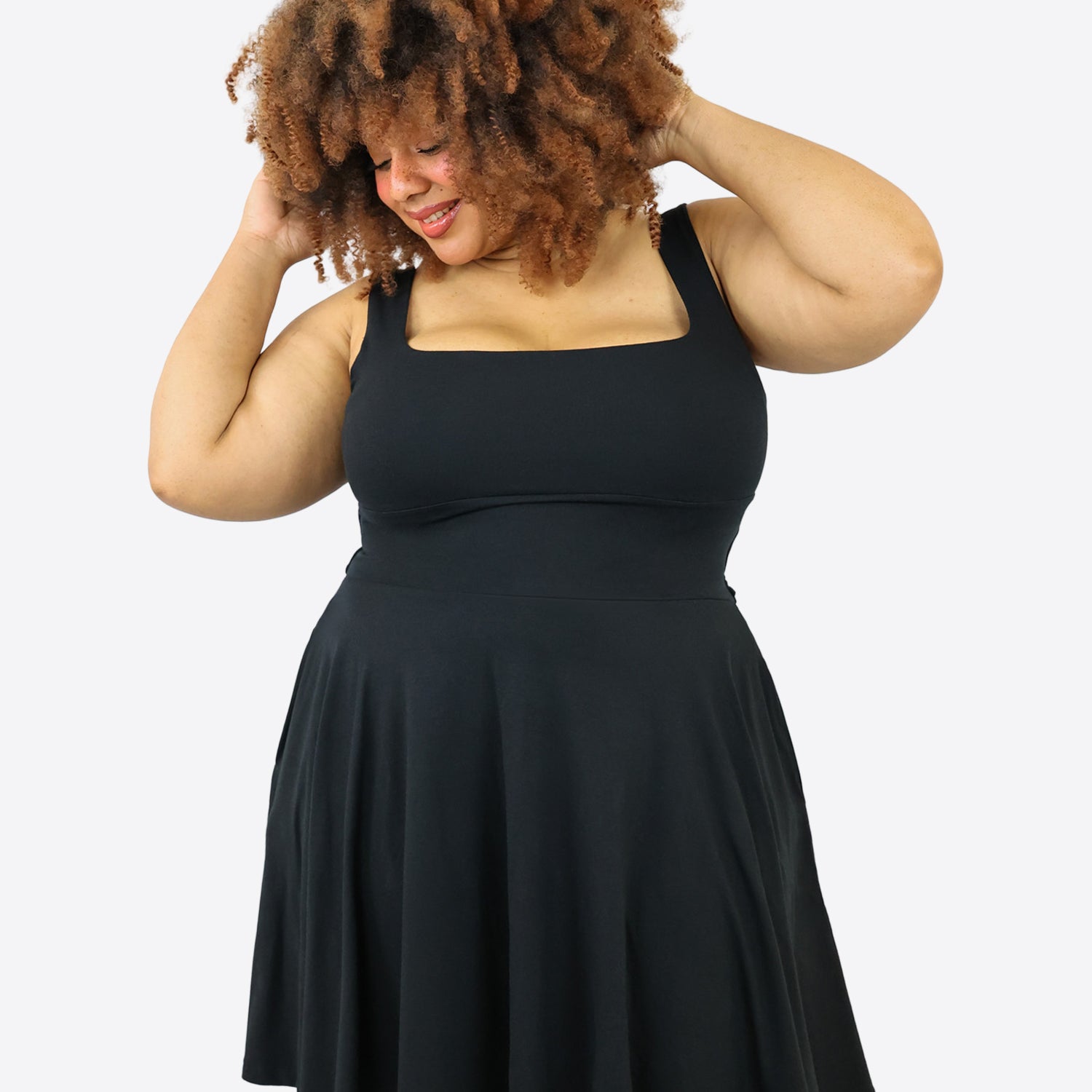 Classic Skort Kleid Anny - Schwarz