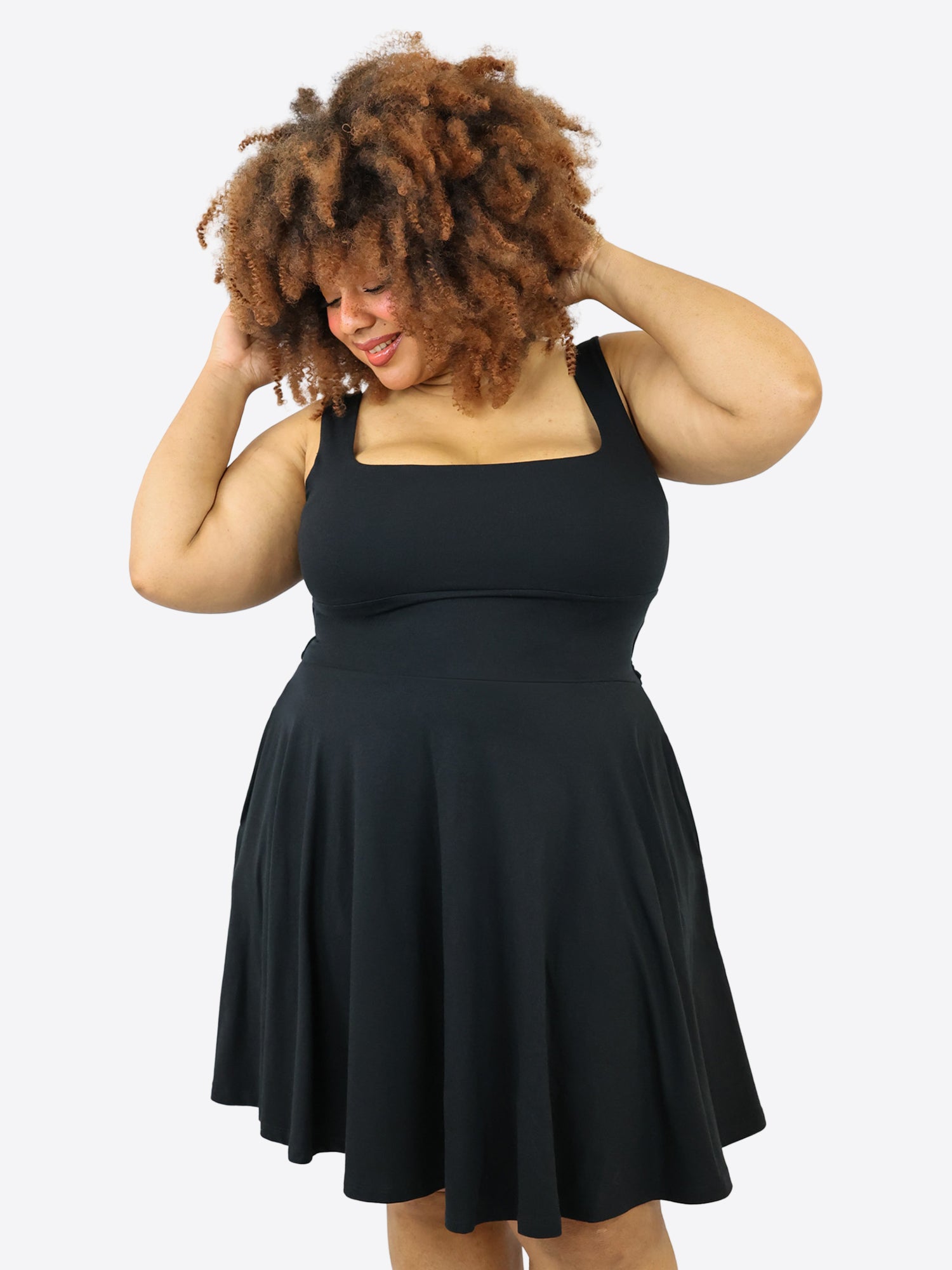 Classic Skort Kleid Anny - Schwarz