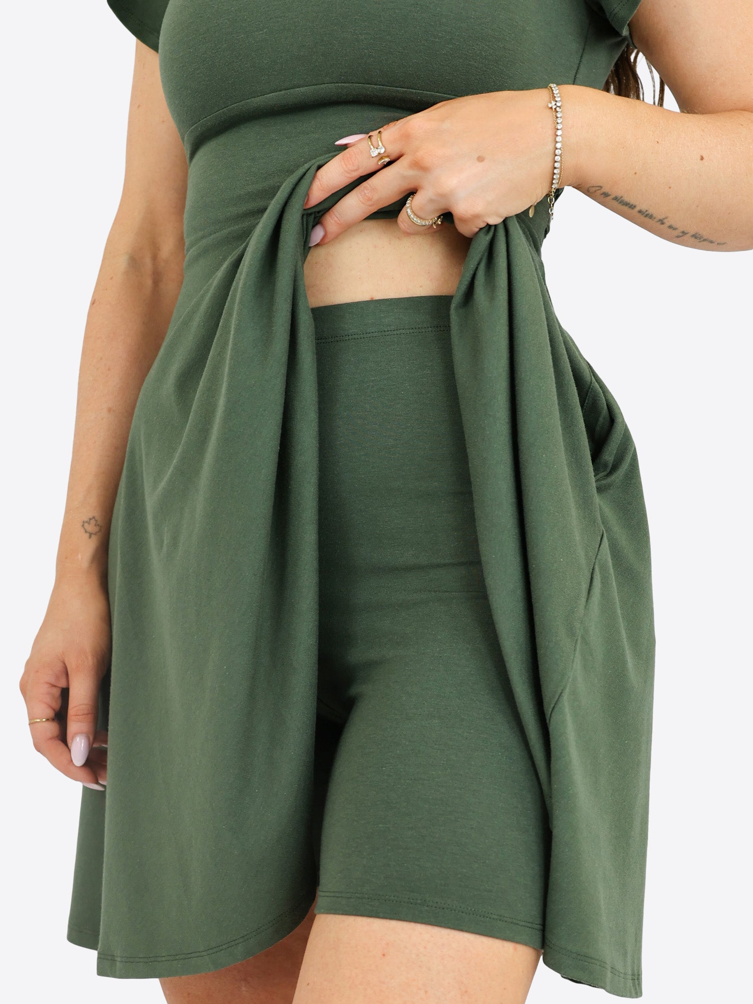 Classic Skort Kleid Linh - Olive