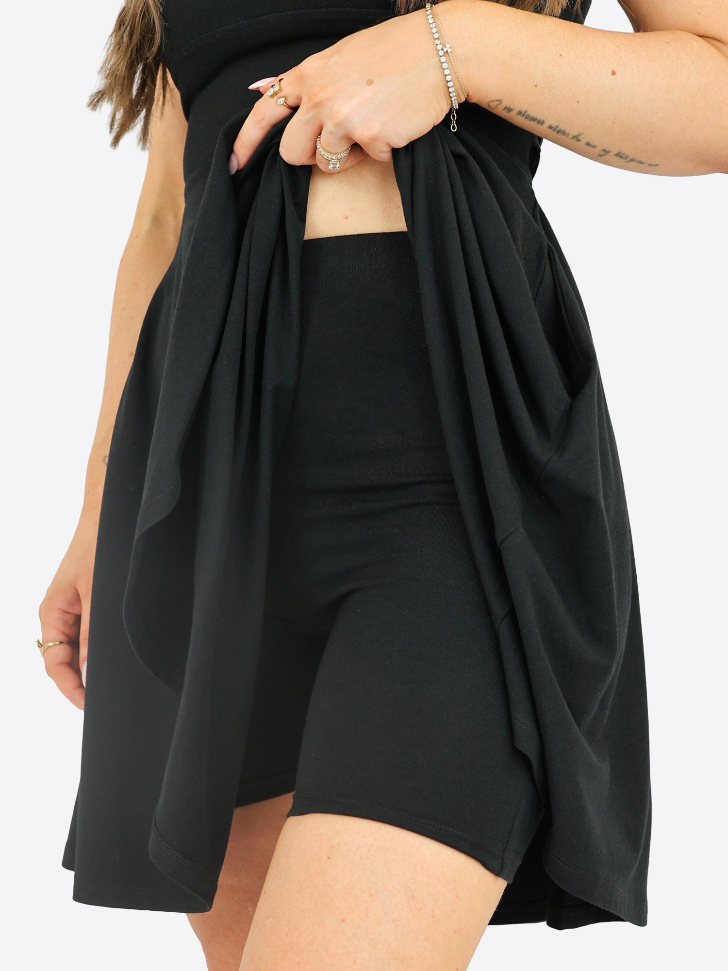 Classic Skort Kleid Linh - Schwarz
