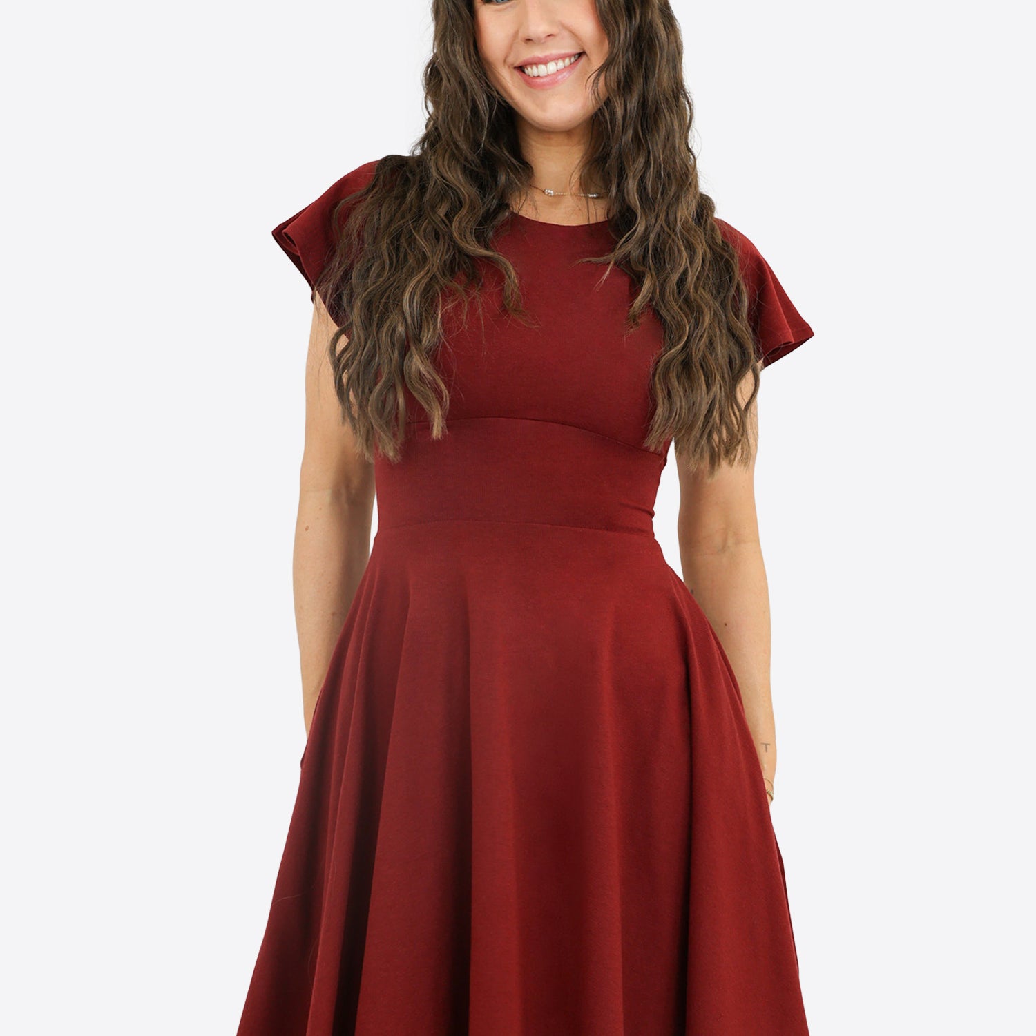 Classic Skort Kleid Linh - Bordeaux