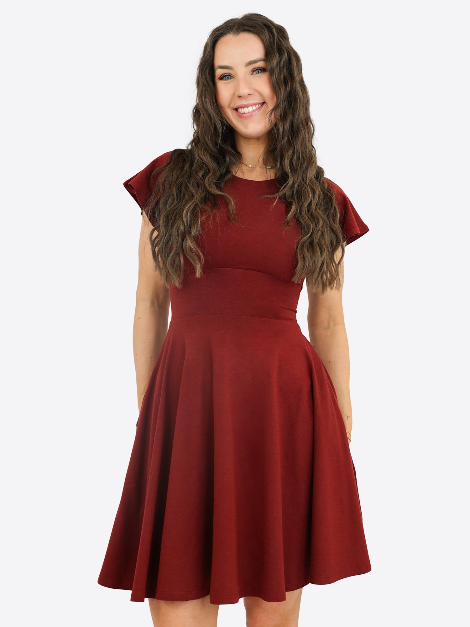 Classic Skort Kleid Linh - Bordeaux