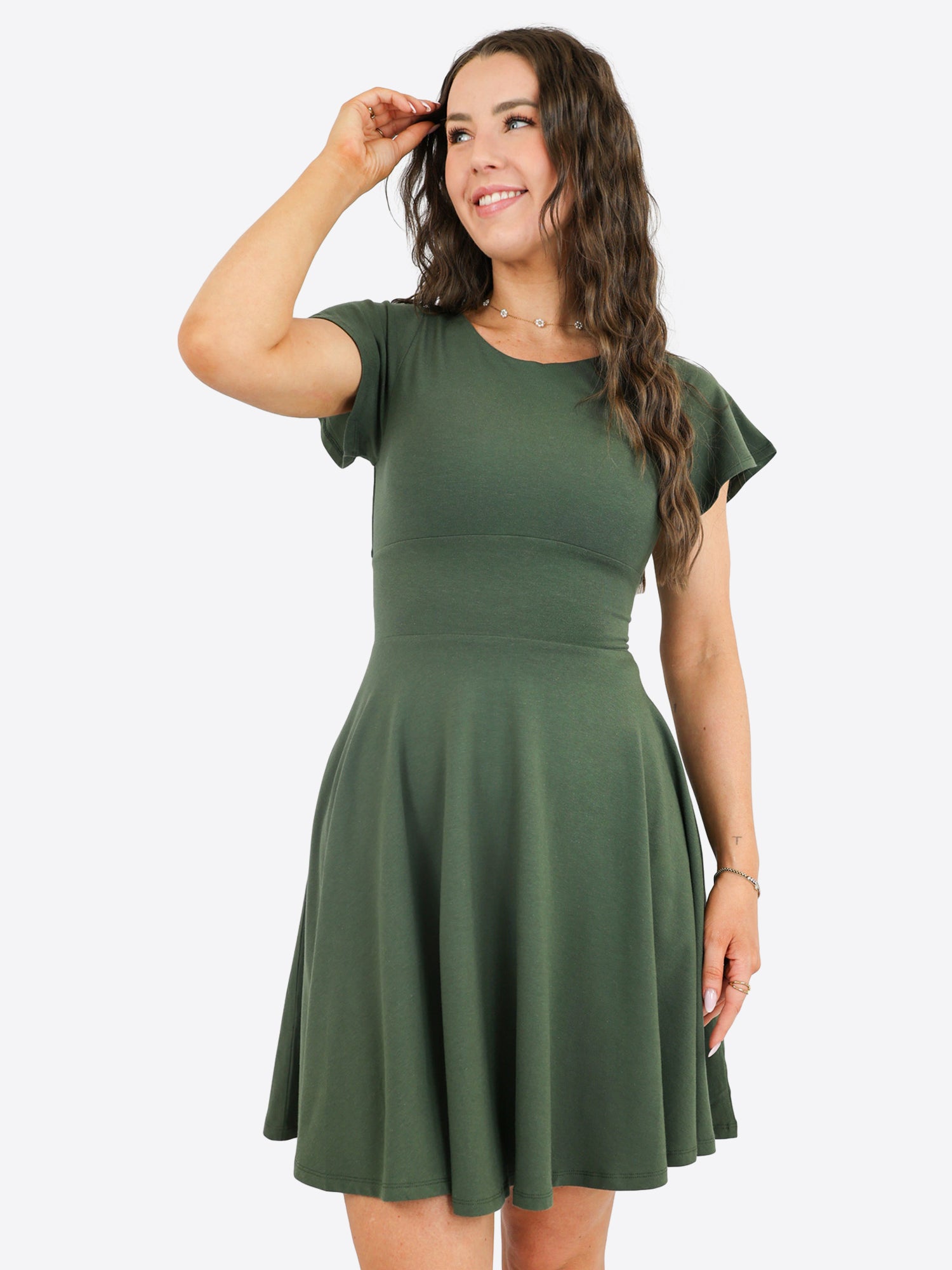 Classic Skort Kleid Linh - Olive