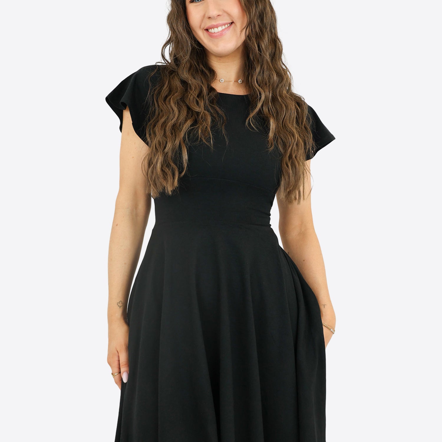 Classic Skort Kleid Linh - Schwarz