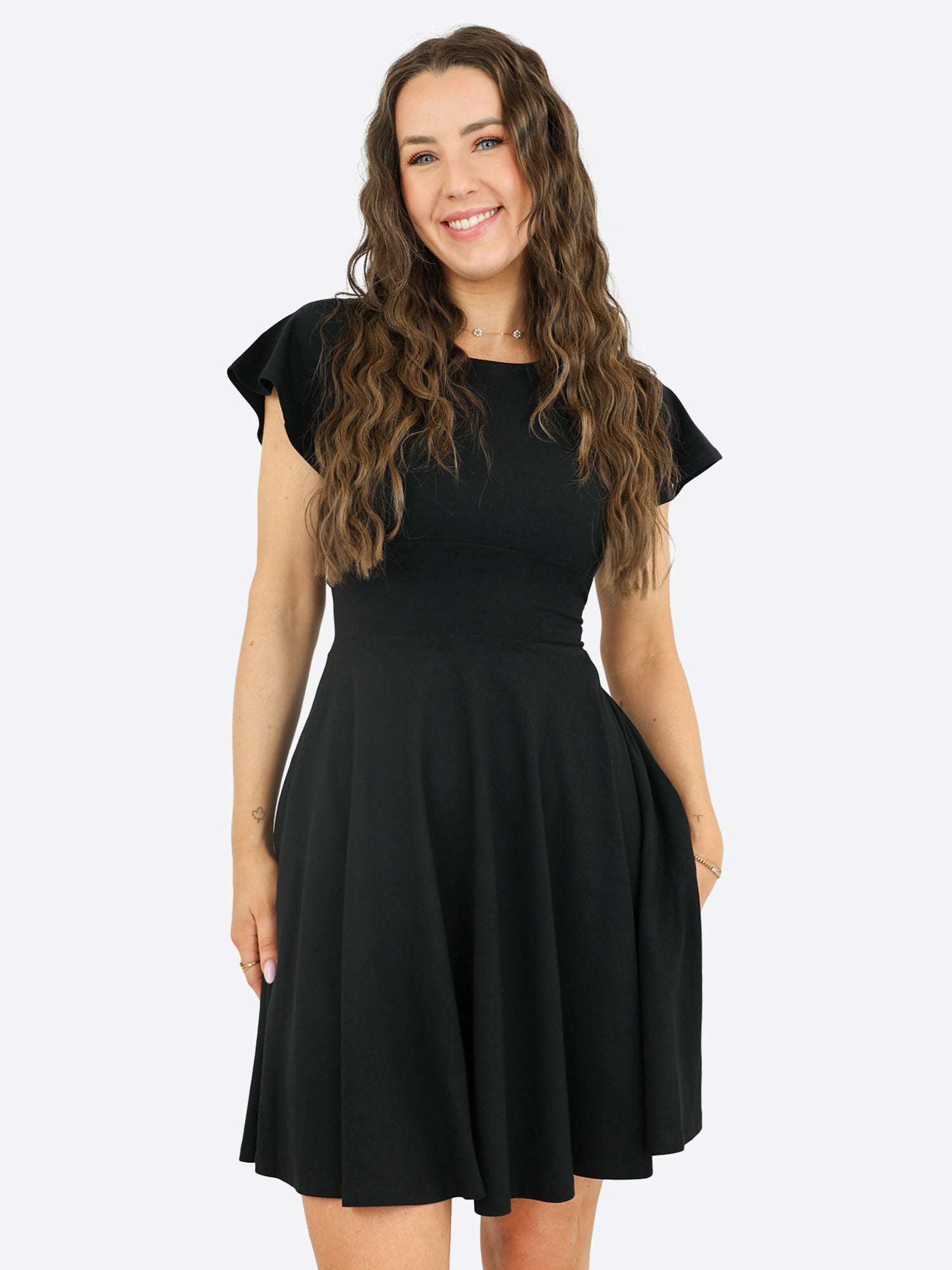 Classic Skort Kleid Linh - Schwarz