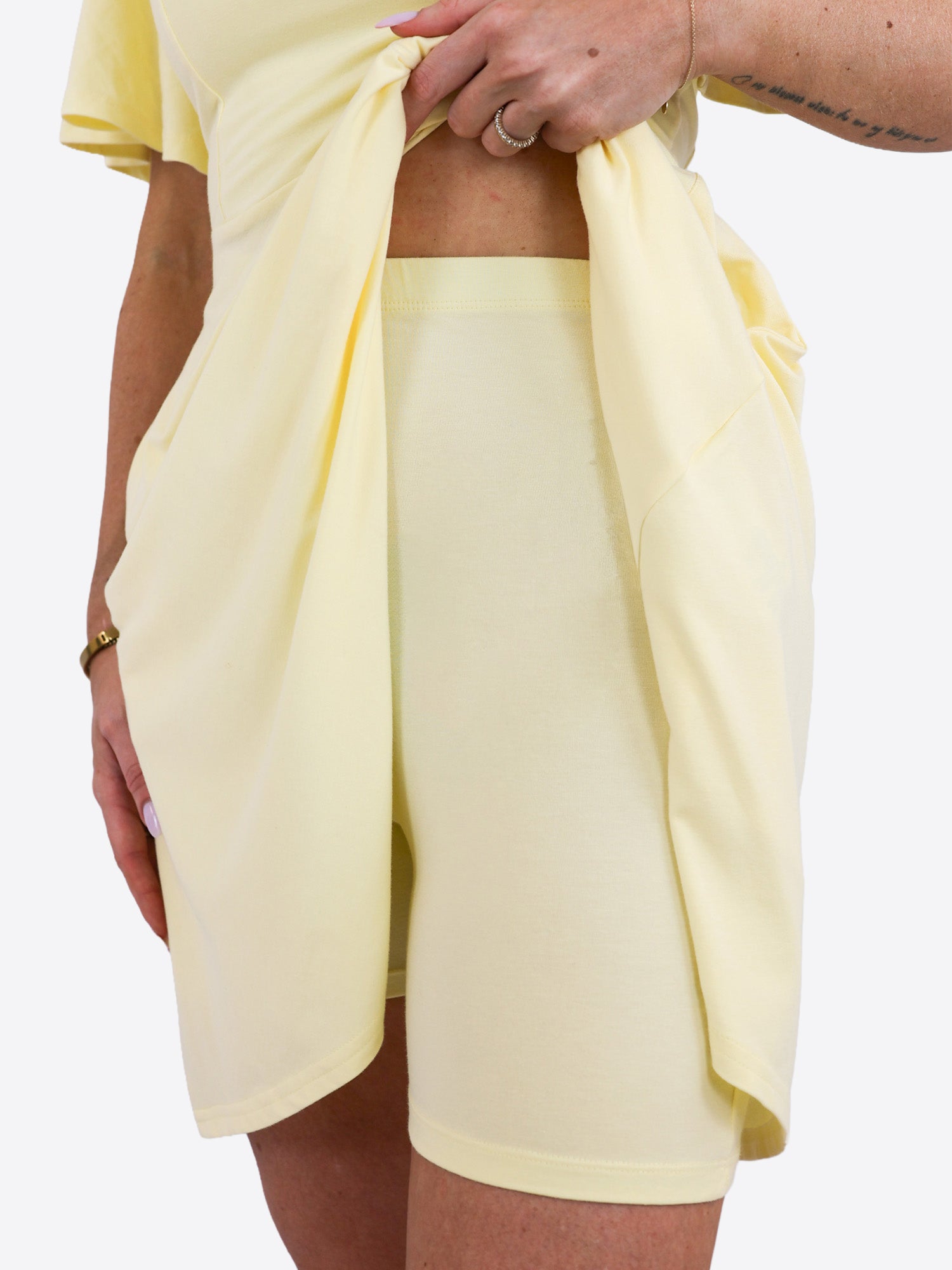 Classic Skort Kleid Mara - Pastellgelb