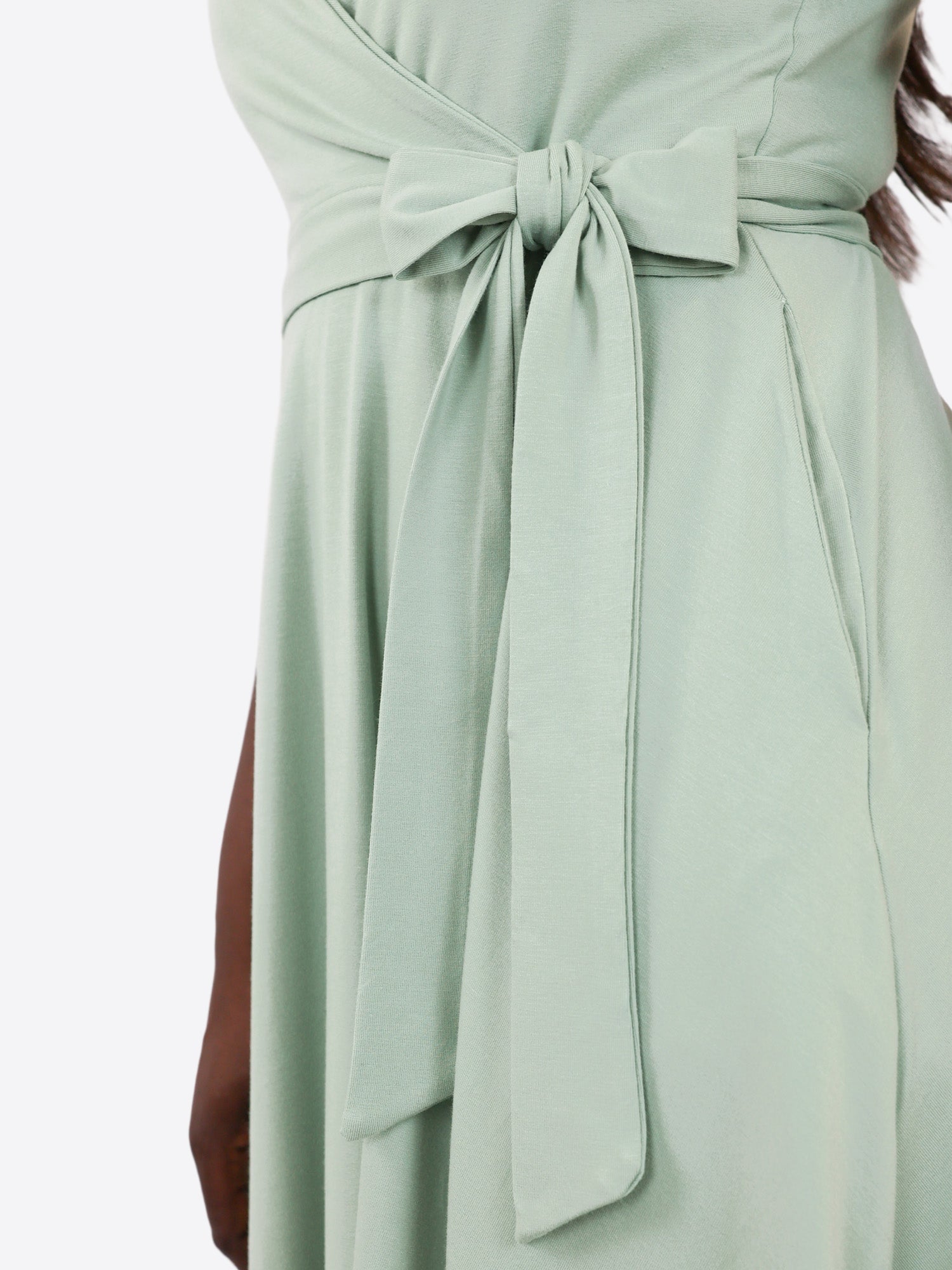 Midi Wickelkleid Carina - Aloe