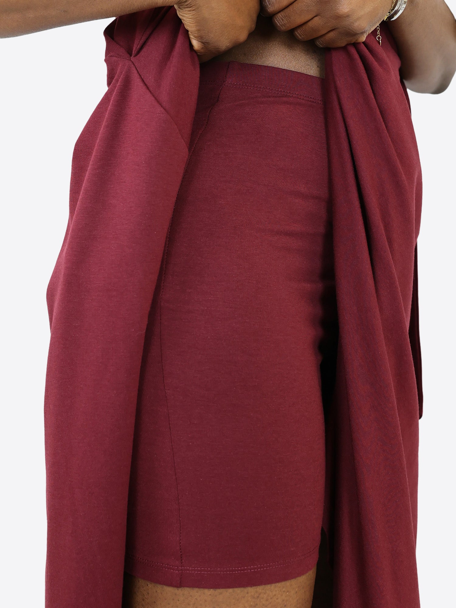 Midi Wickelkleid Carina - Plum