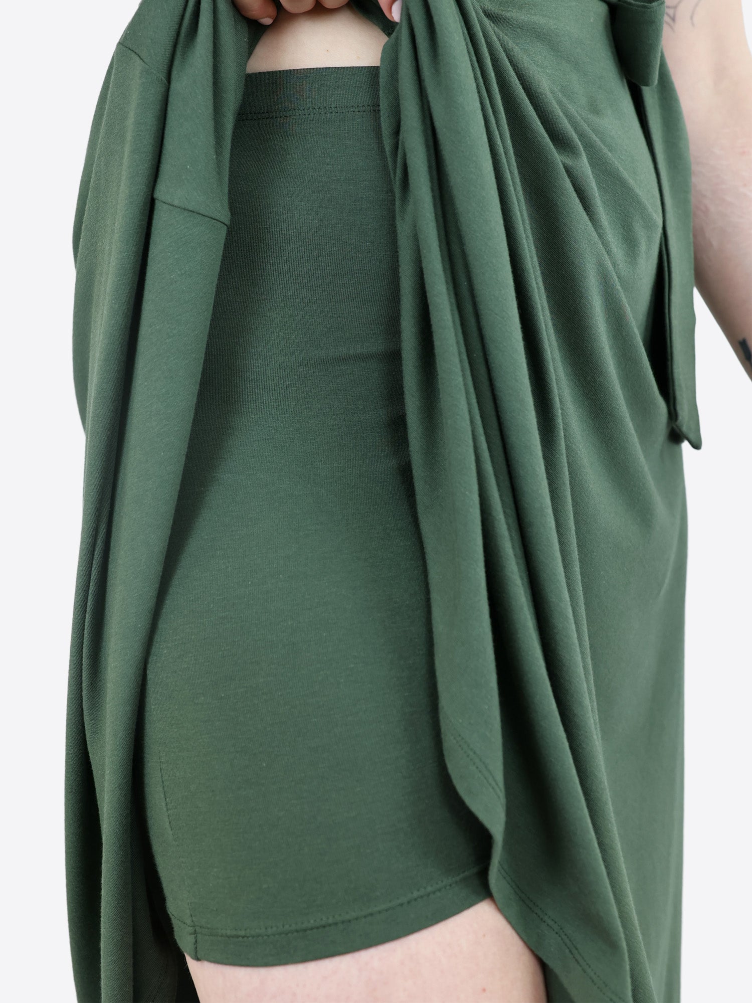 Midi Wickelkleid Carina - Olive