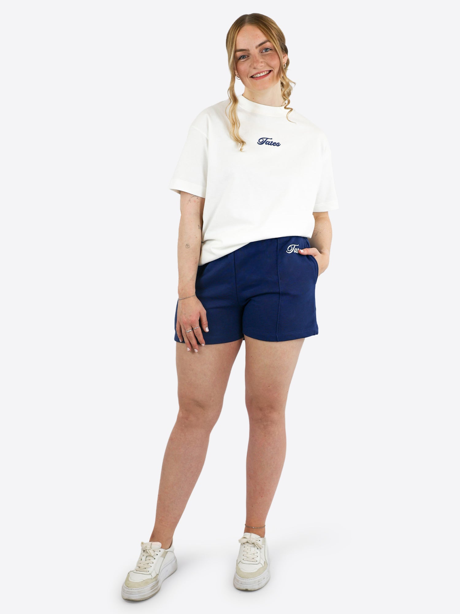 Oversized T-Shirt 2.0 – Off white mit Stick