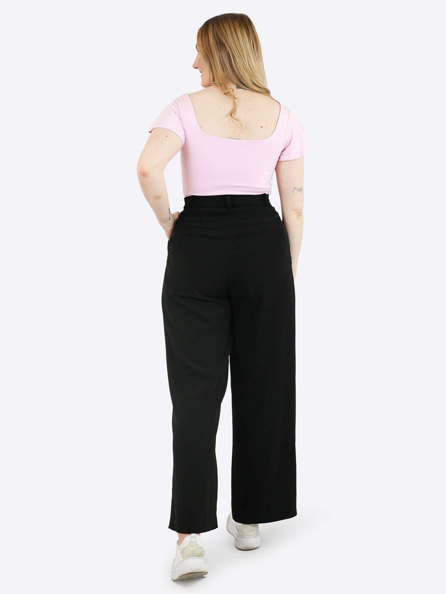 T-Shirt mit Flügelärmeln - Rosa