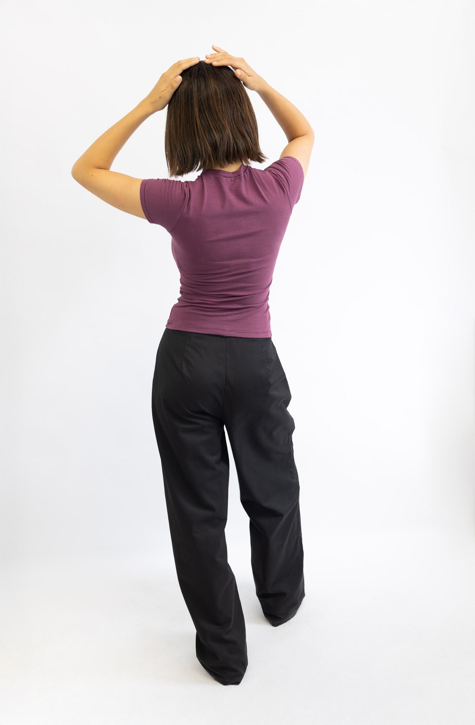 T-Shirt (Slim) – Aubergine