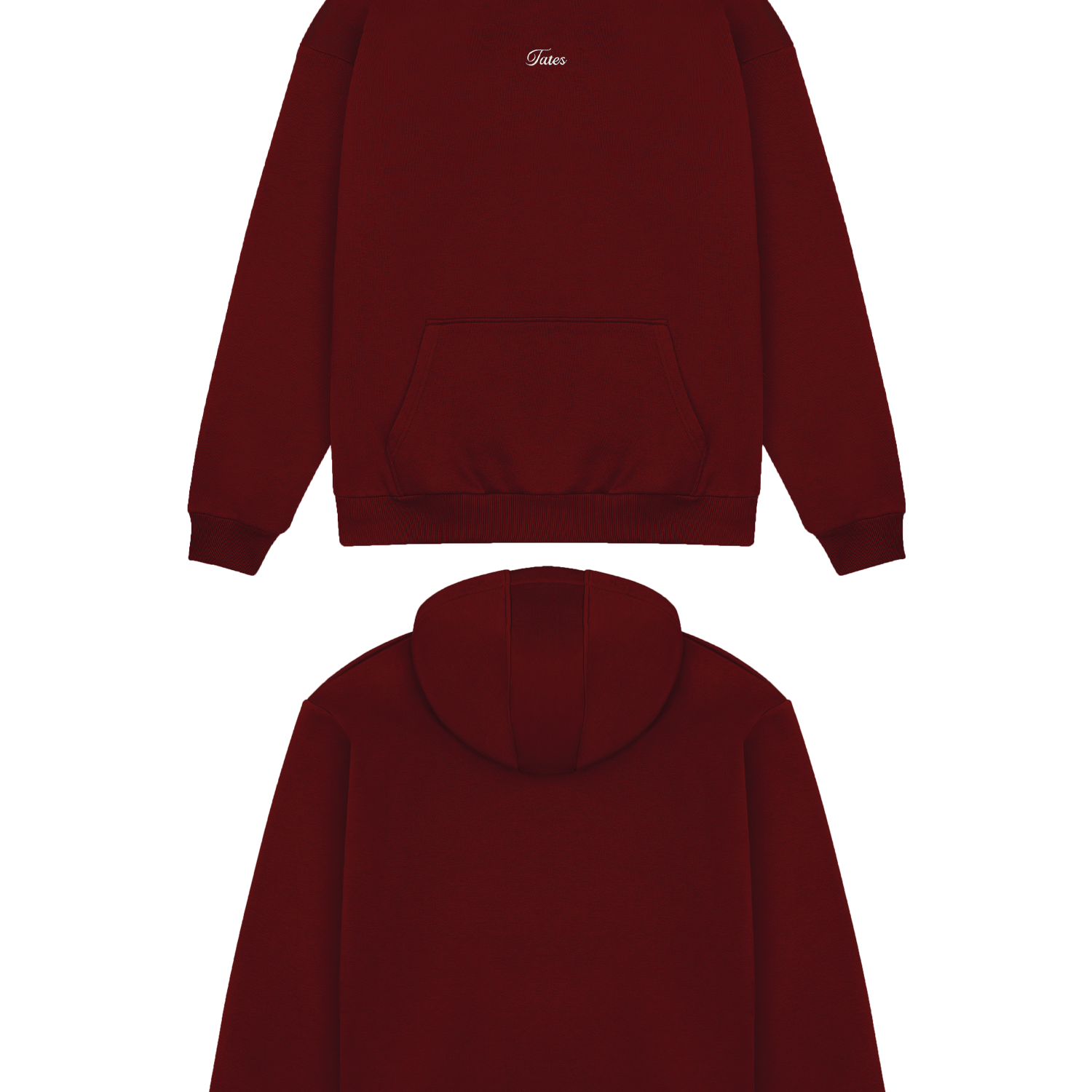Basic (Build your own) Original Regular Waistband Hoodie 2.0 – Cranberry