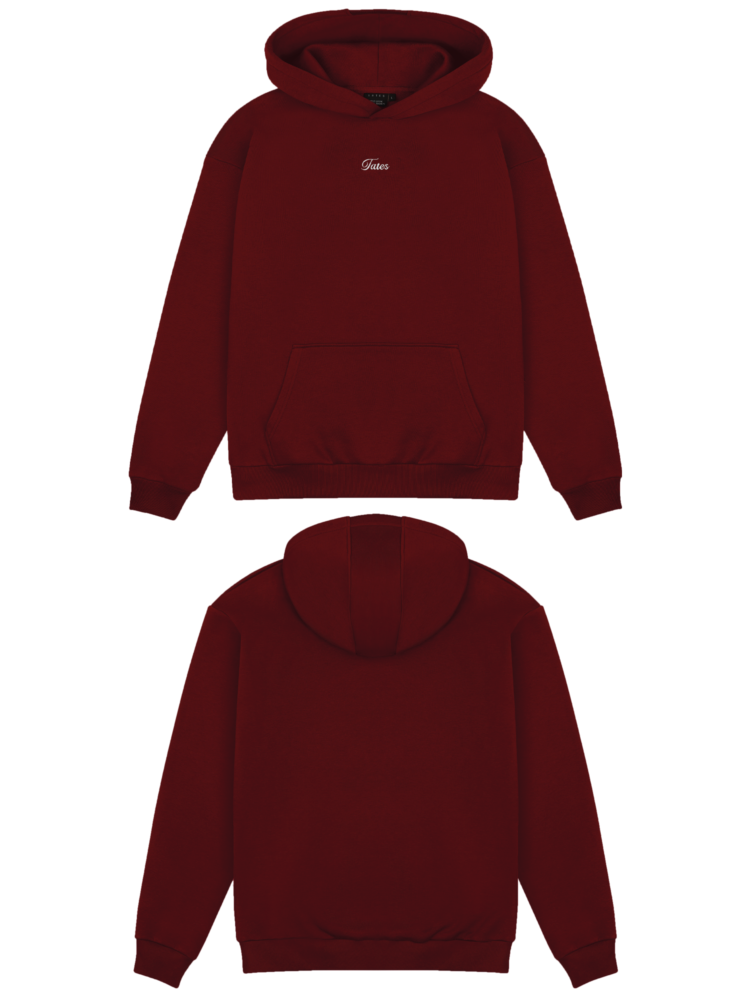 Basic (Build your own) Original Regular Waistband Hoodie 2.0 – Cranberry