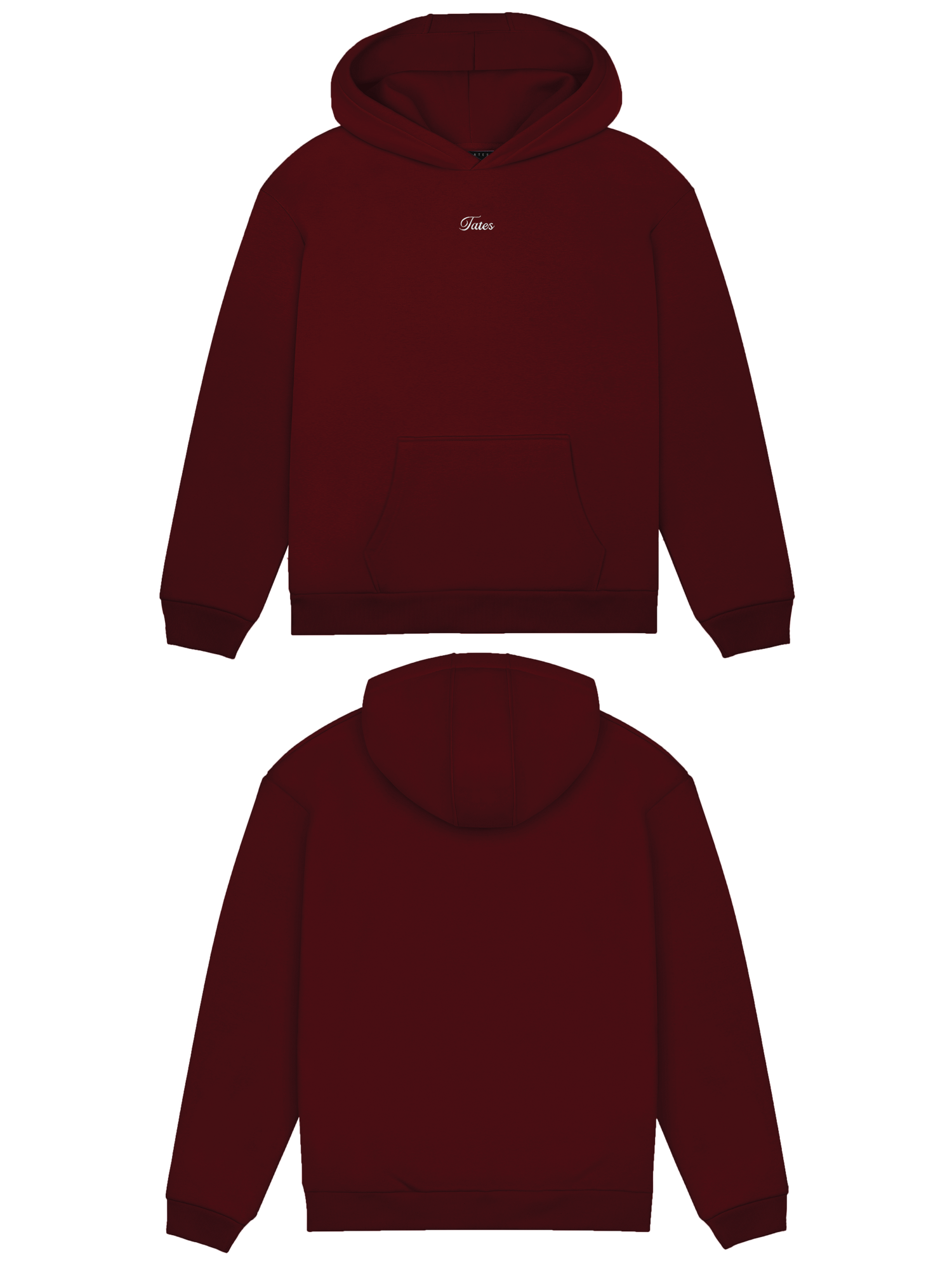 Basic (Build your own) Original Wide Waistband Hoodie 2.0 – Cranberry
