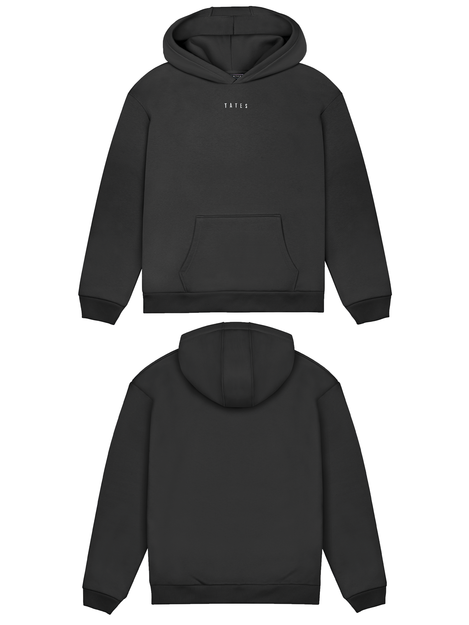 Basic (Build your own) Original Wide Waistband Hoodie 2.0 – Schwarz