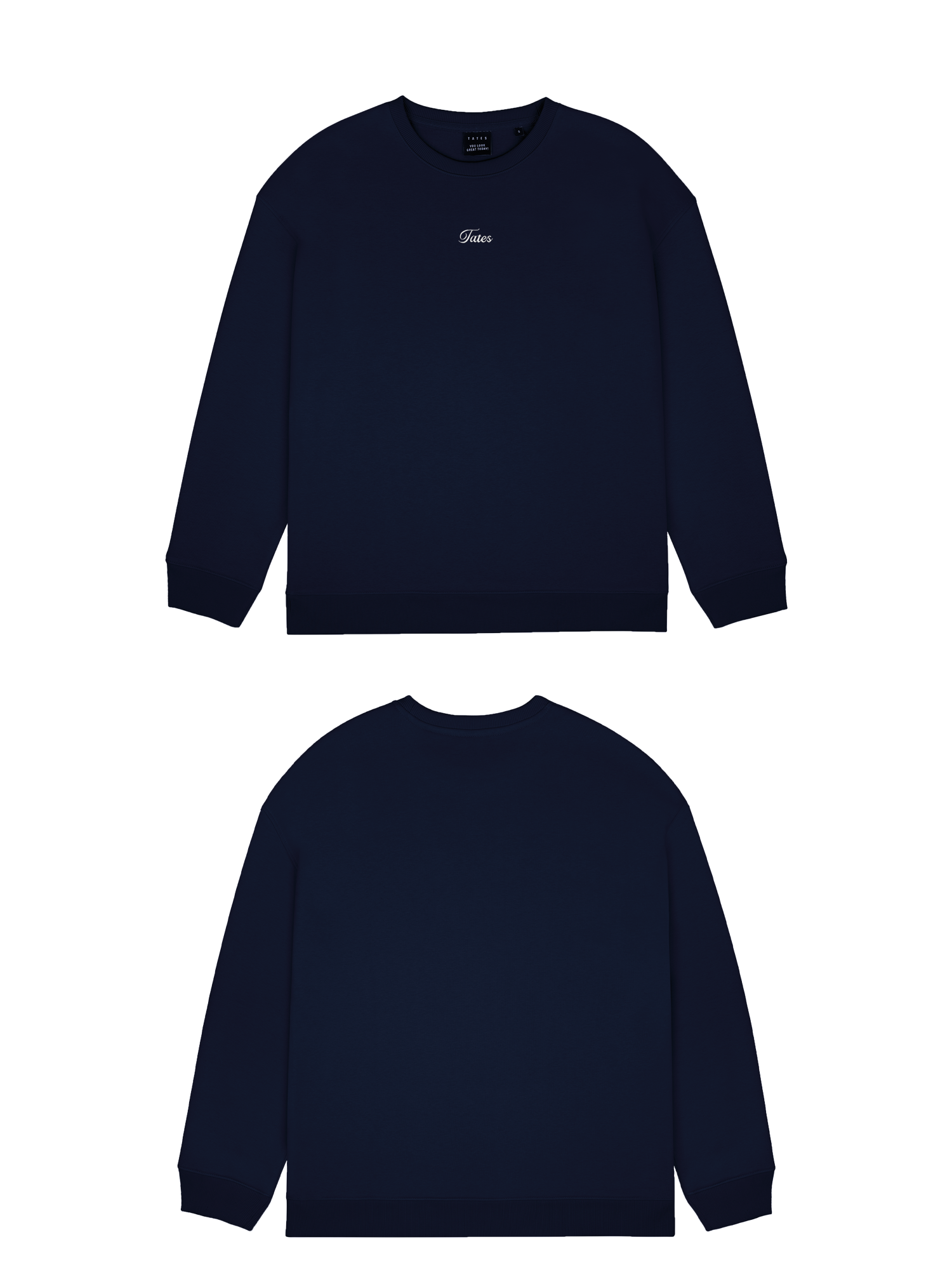 Basic (Build your own) Original Sweater Wide Waistband 2.0 – Midnight Blue