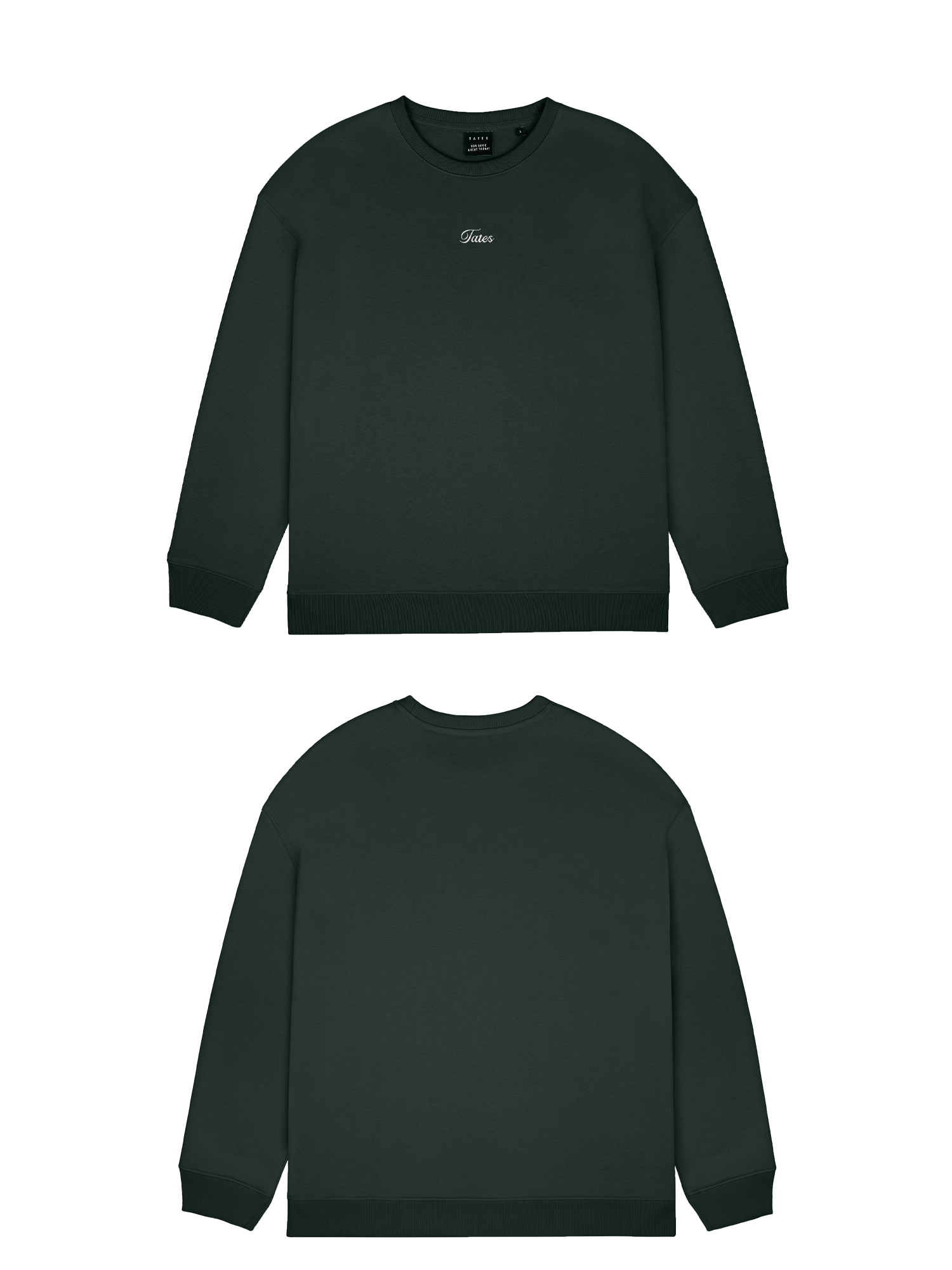 Basic (Build your own) Original Sweater Wide Waistband 2.0 – Pine Green