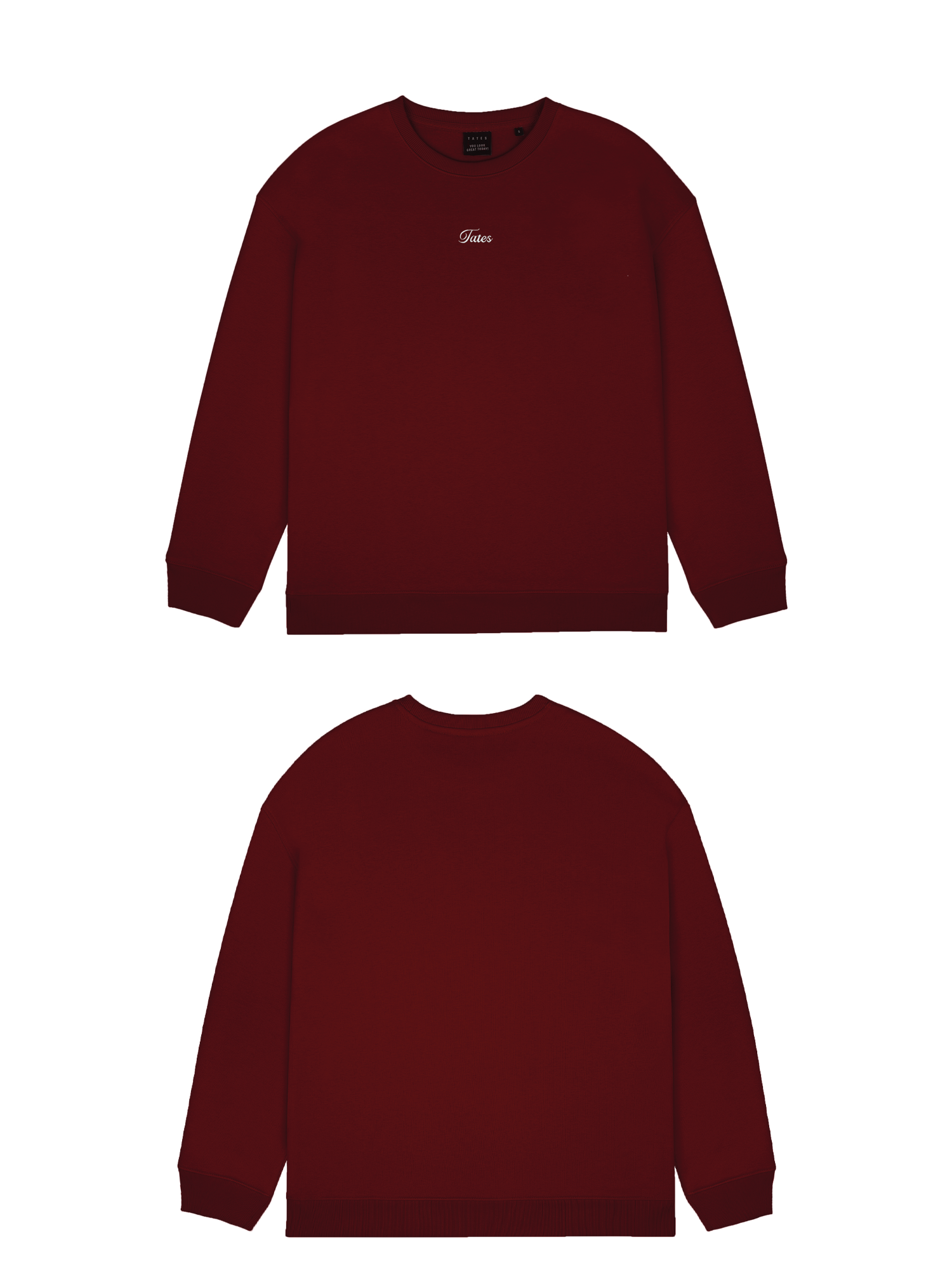 Basic (Build your own) Original Sweater Wide Waistband 2.0 – Cranberry