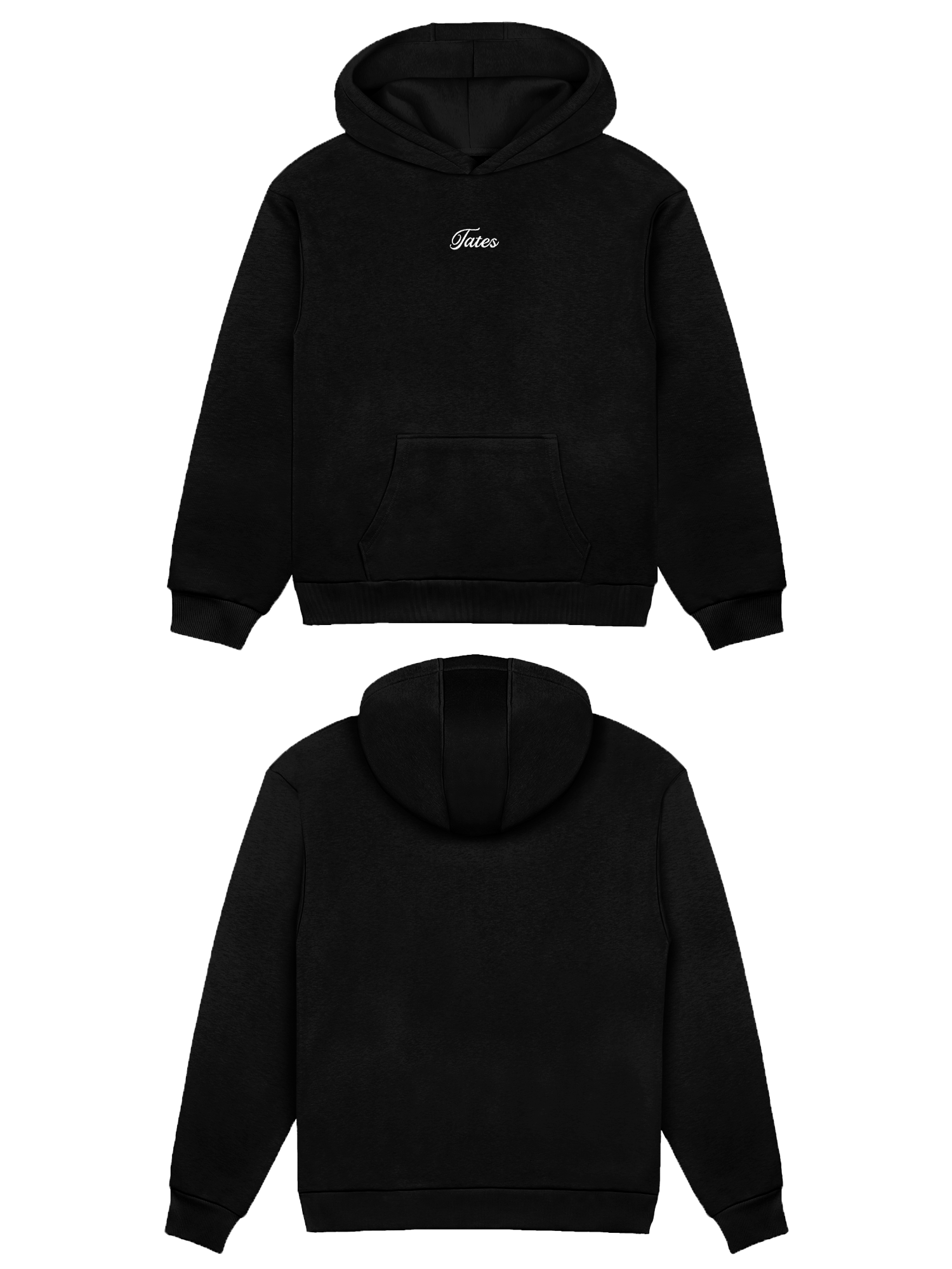 Basic (Build your own) Original Light Regular Waistband Hoodie – Schwarz