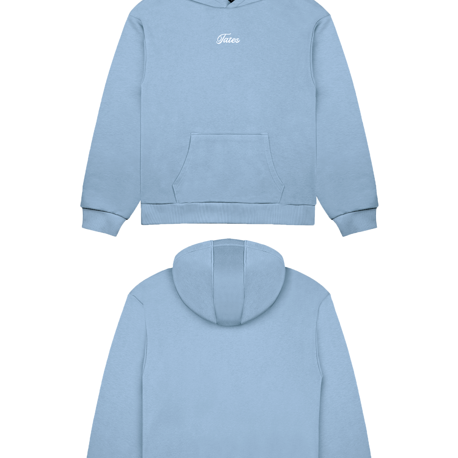 Basic (Build your own) Original Light Wide Waistband Hoodie – Dusty Blue