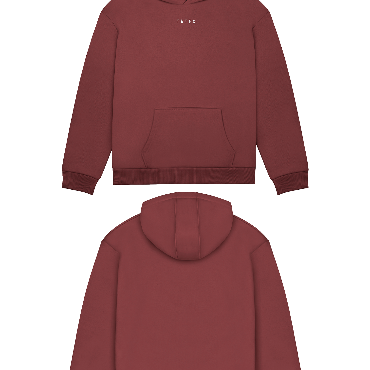 Basic (Build your own) Original Wide Waistband Hoodie – Bordeaux