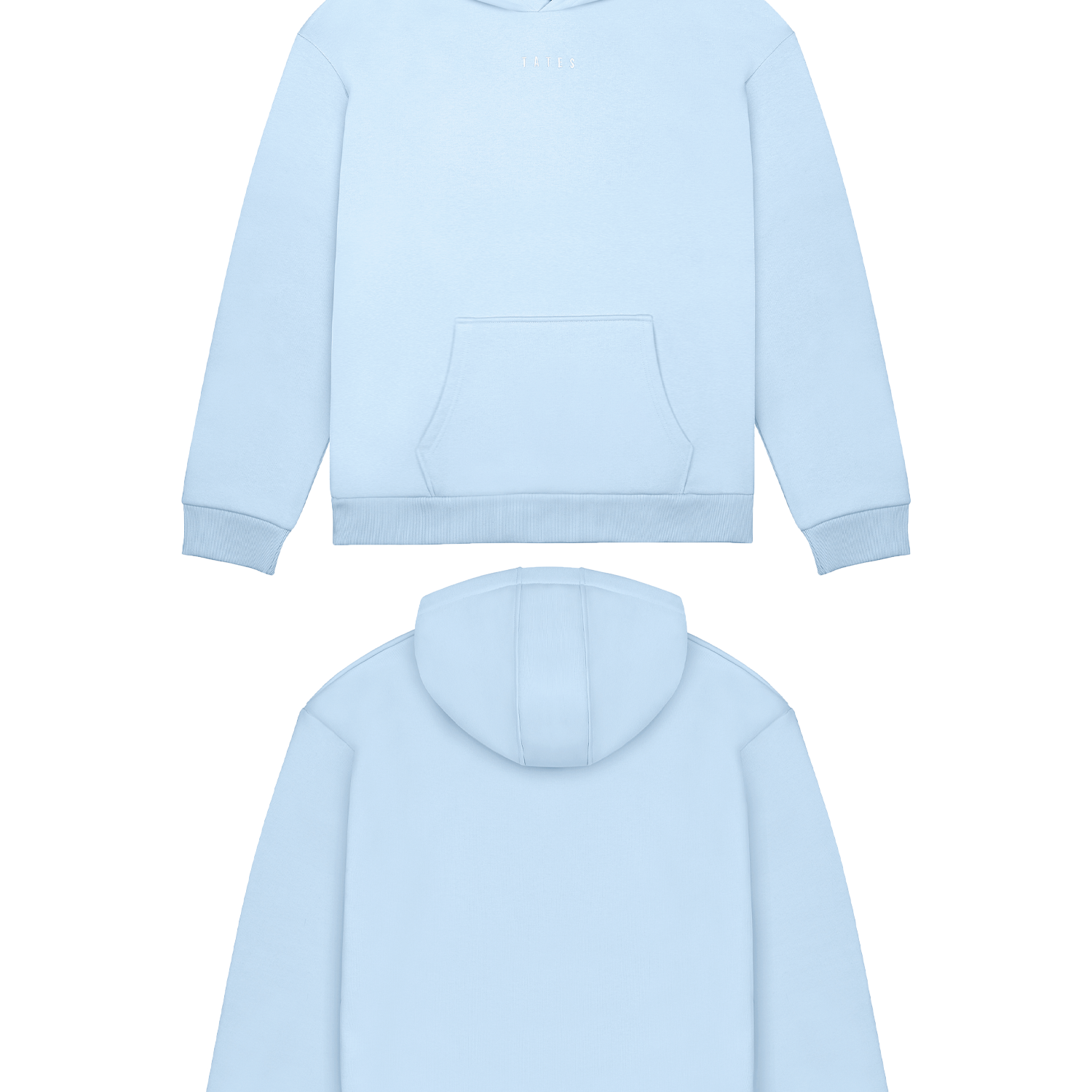 Basic (Build your own) Original Wide Waistband Hoodie – Hellblau