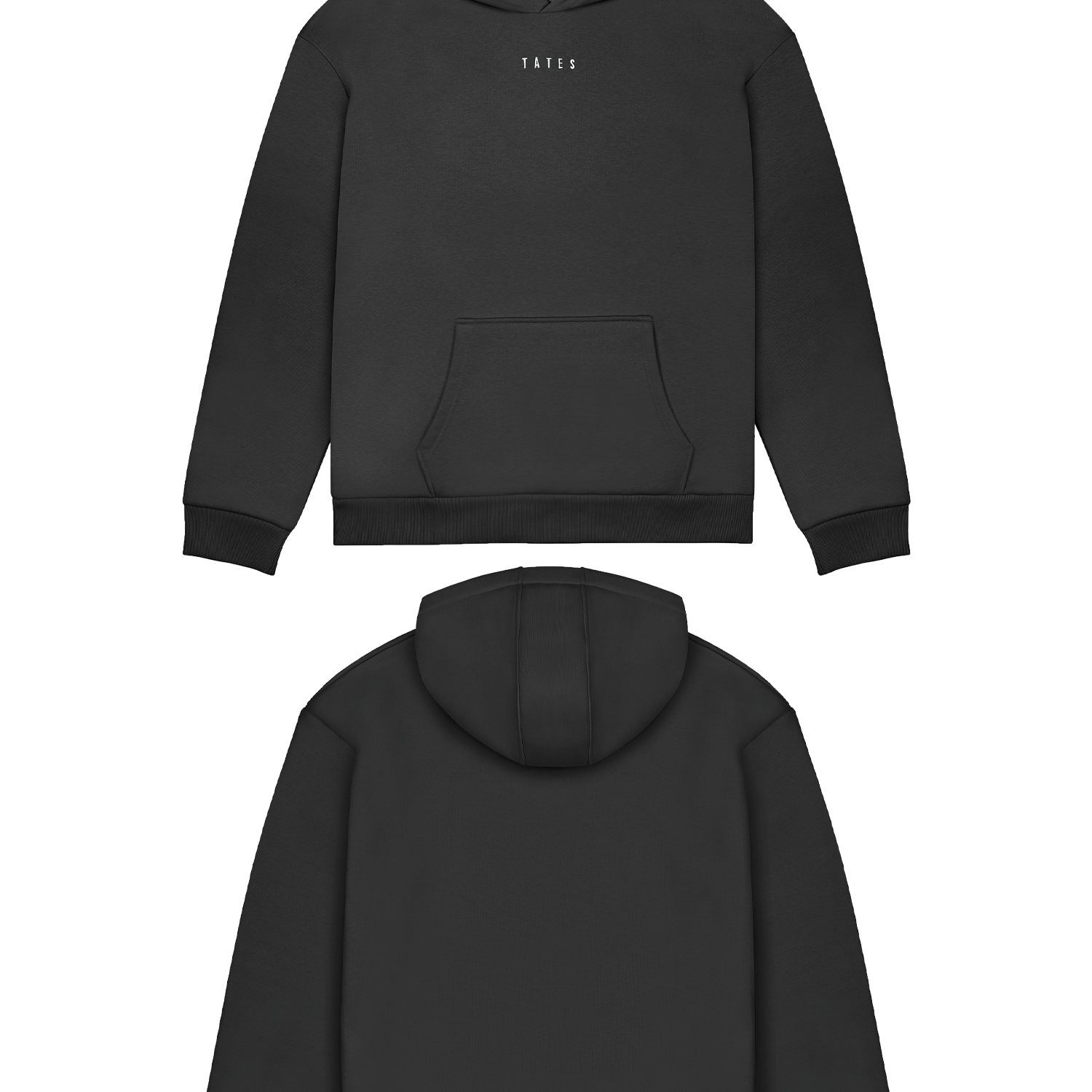 Basic (Build your own) Original Wide Waistband Hoodie – Schwarz