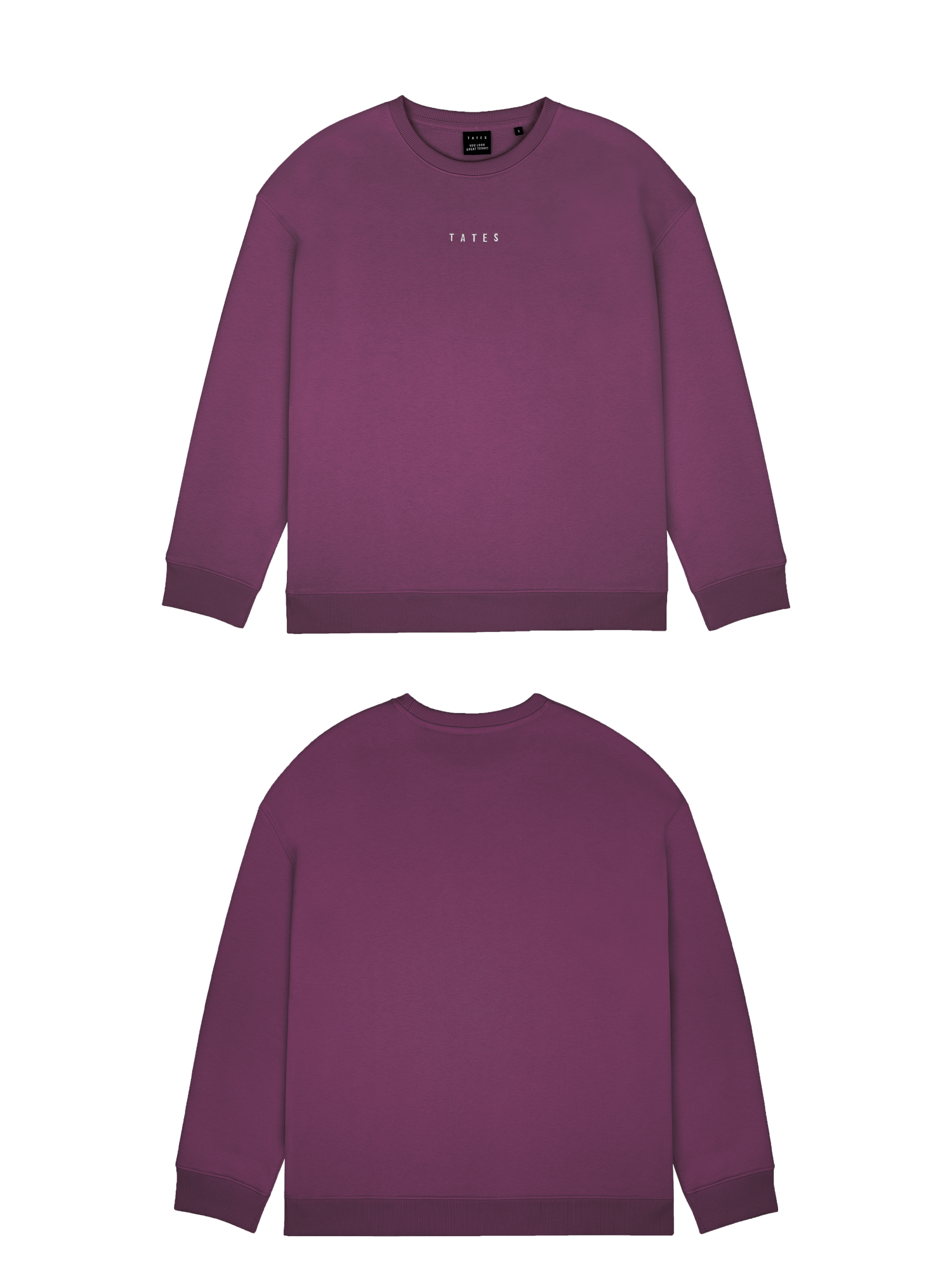 Basic (Build your own) Original Wide Waistband Sweater – Aubergine