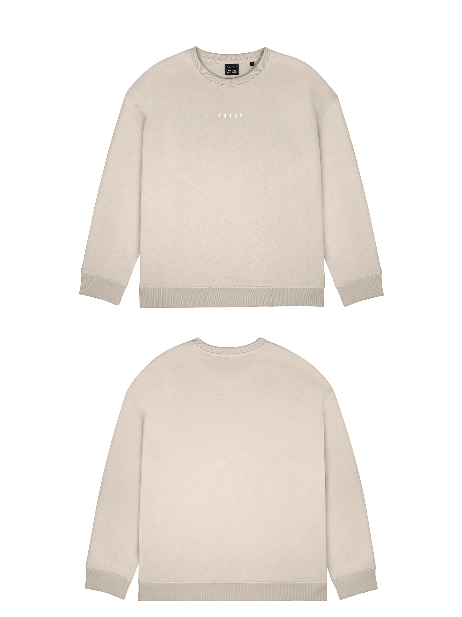 Basic (Build your own) Original Wide Waistband Sweater – Beige