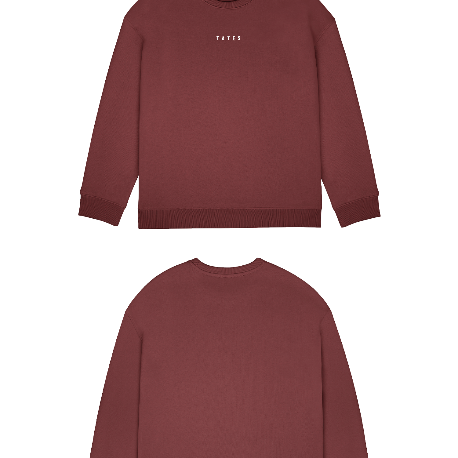 Basic (Build your own) Original Wide Waistband Sweater – Bordeaux