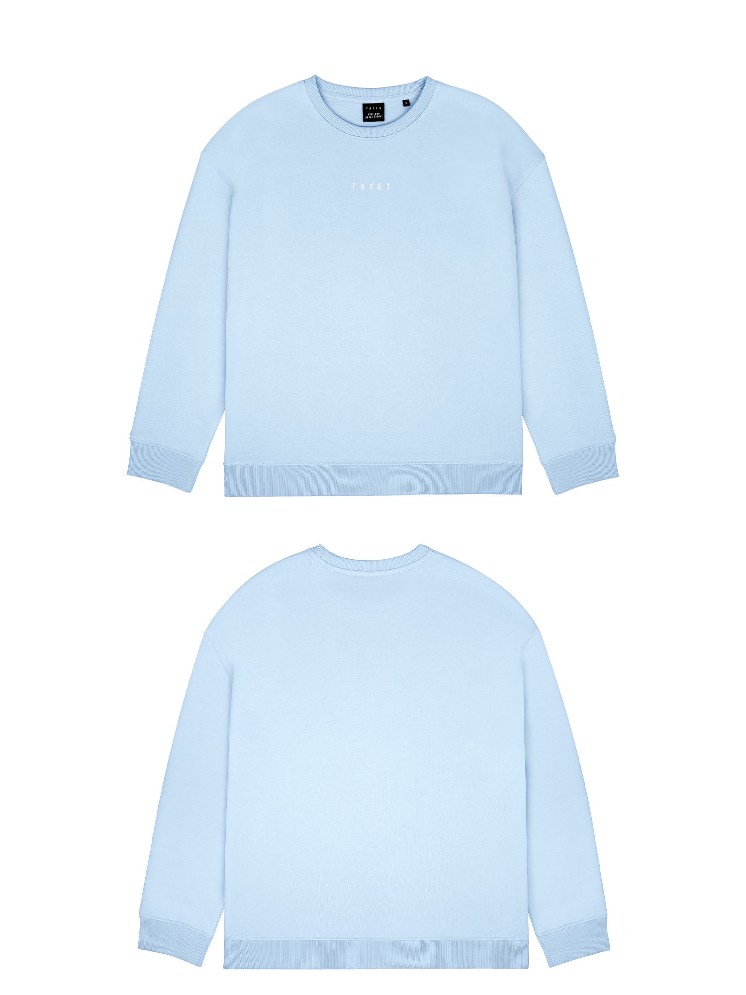 Basic (Build your own) Original Wide Waistband Sweater – Hellblau