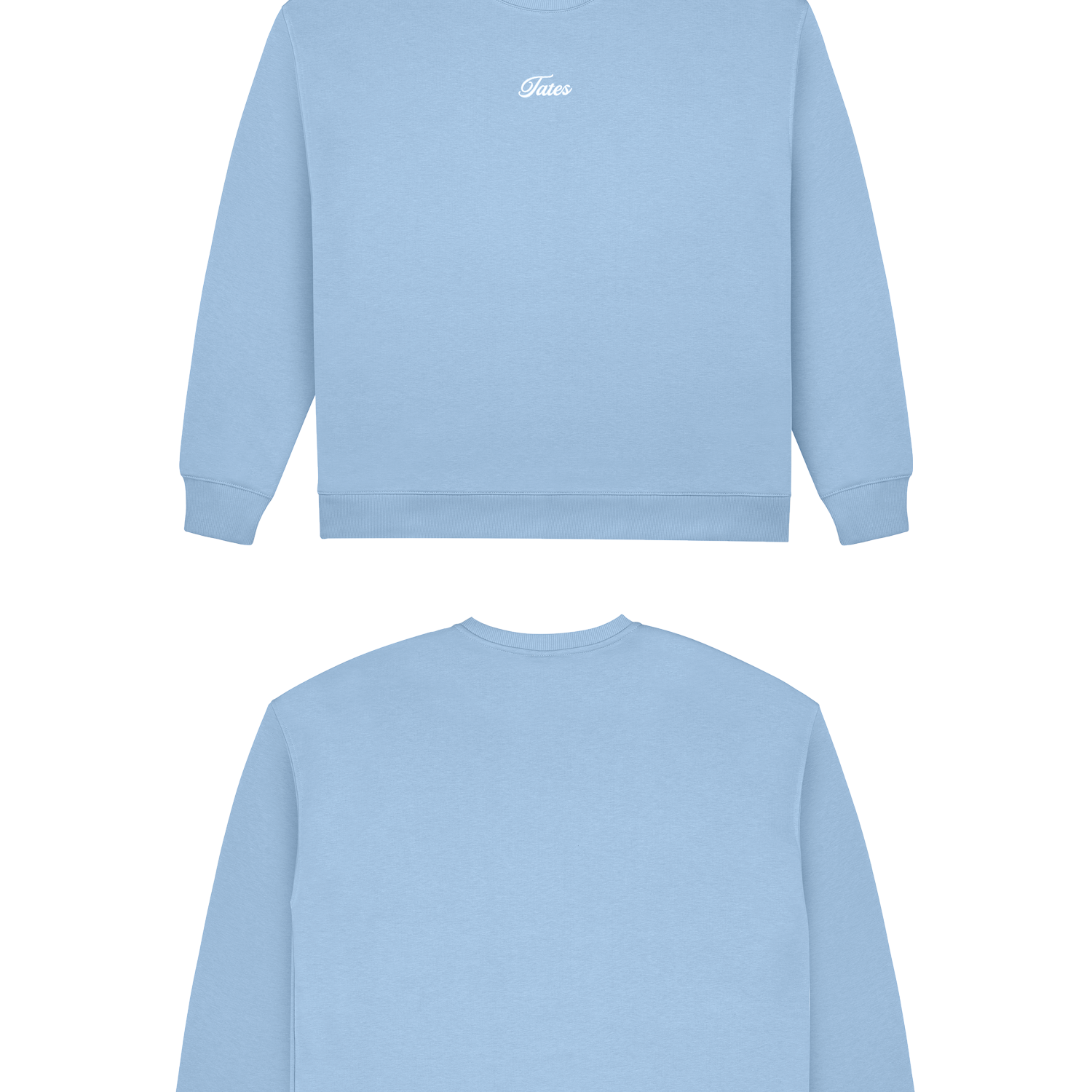 Basic (Build your own) Original Light Wide Waistband Sweater – Dusty Blue