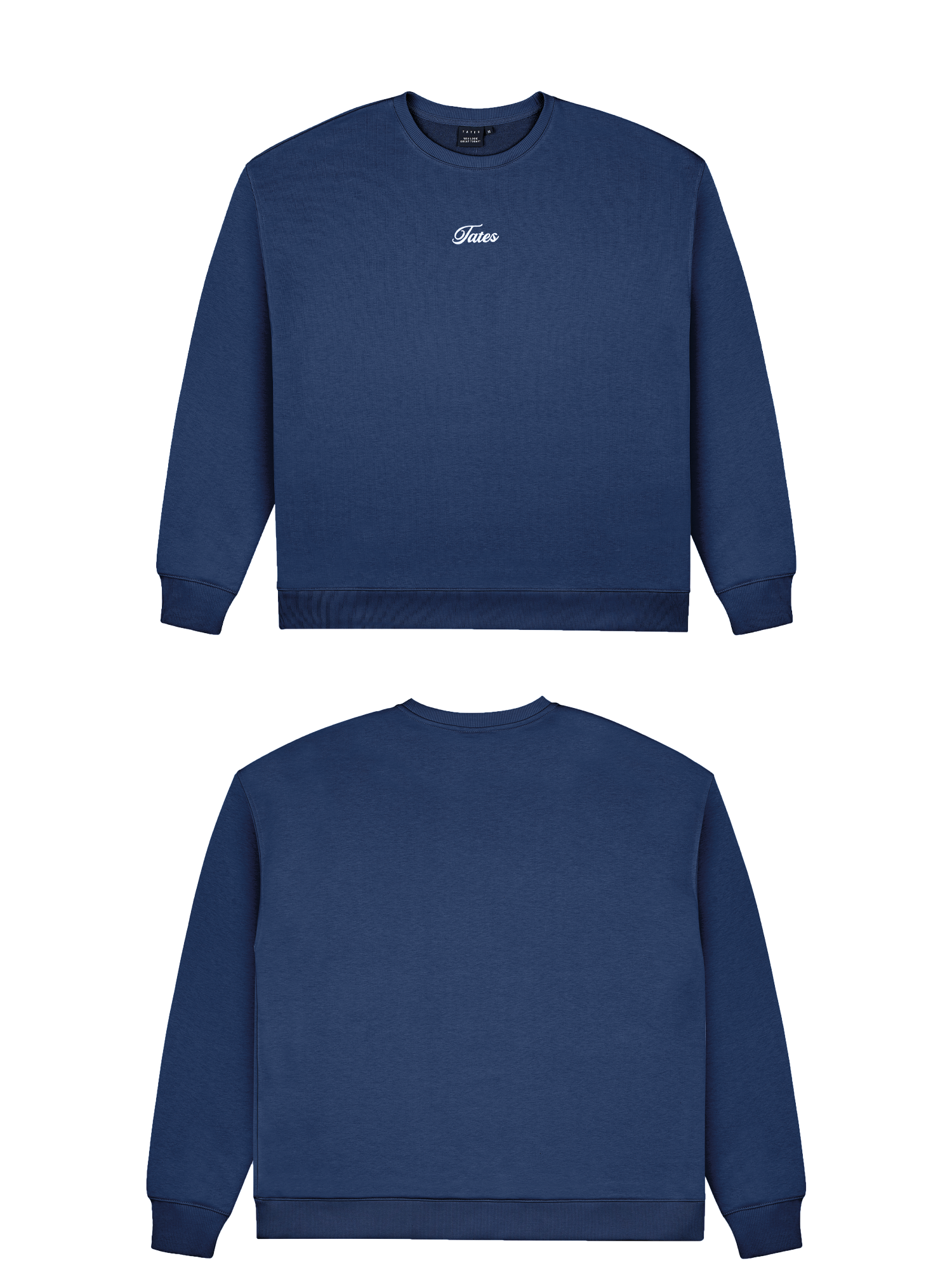 Basic (Build your own) Original Light Wide Waistband Sweater – Navy