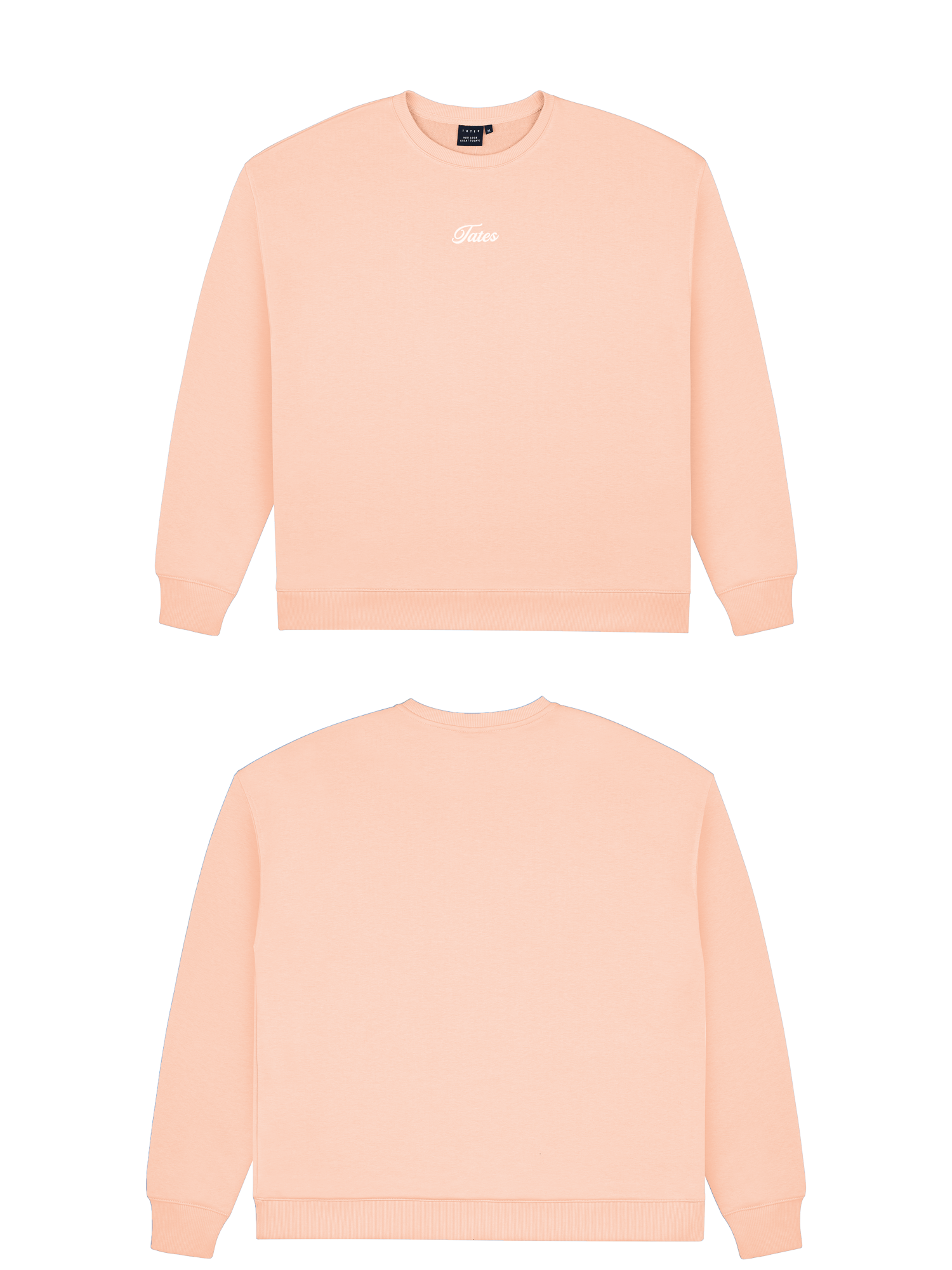 Basic (Build your own) Original Light Wide Waistband Sweater – Peach