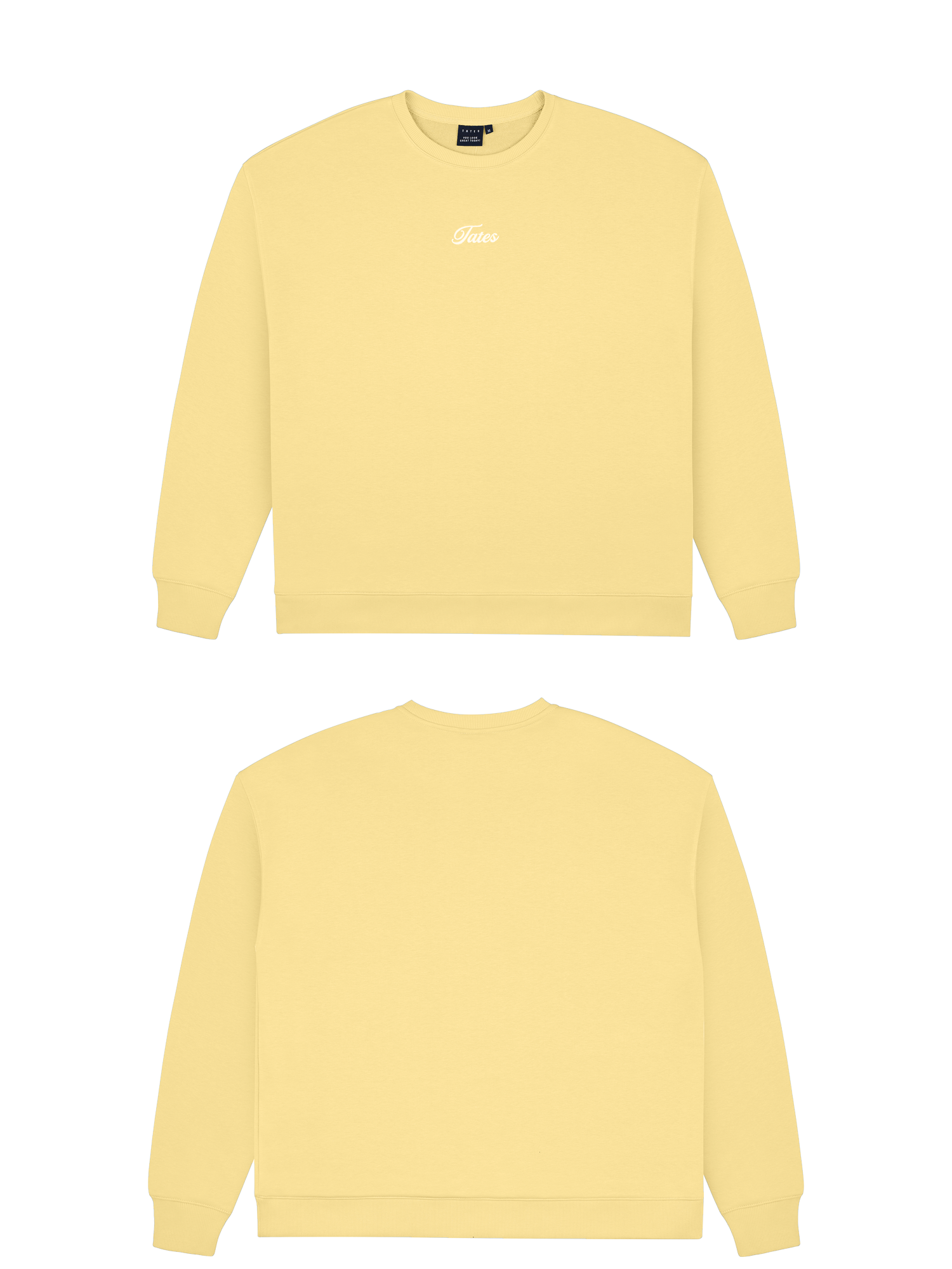 Basic (Build your own) Original Light Wide Waistband Sweater – Butter Yellow