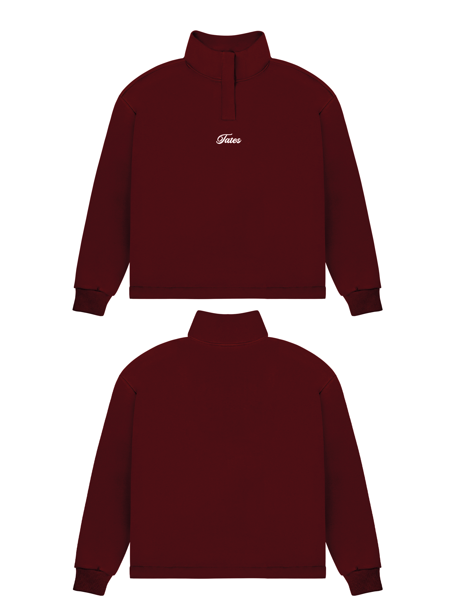 Basic (Build your own) Verstellbarer Original Crop Sweater – Cranberry