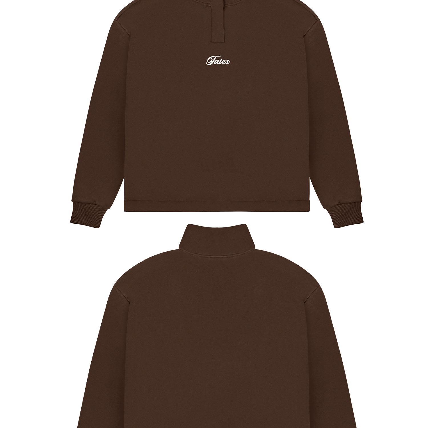 Basic (Build your own) Verstellbarer Crop Sweater – Espresso