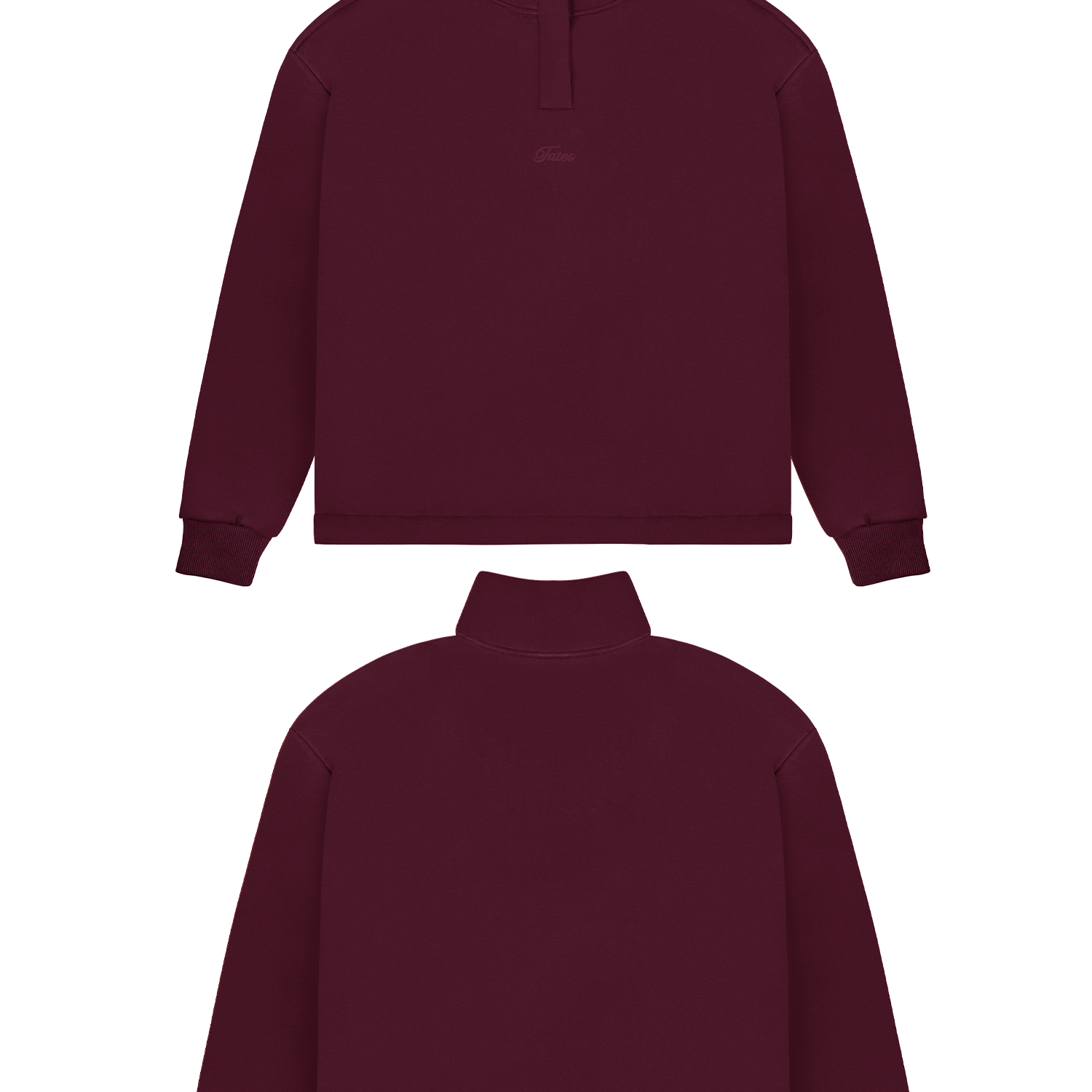 Basic (Build your own) Verstellbarer Original Crop Sweater – Plum