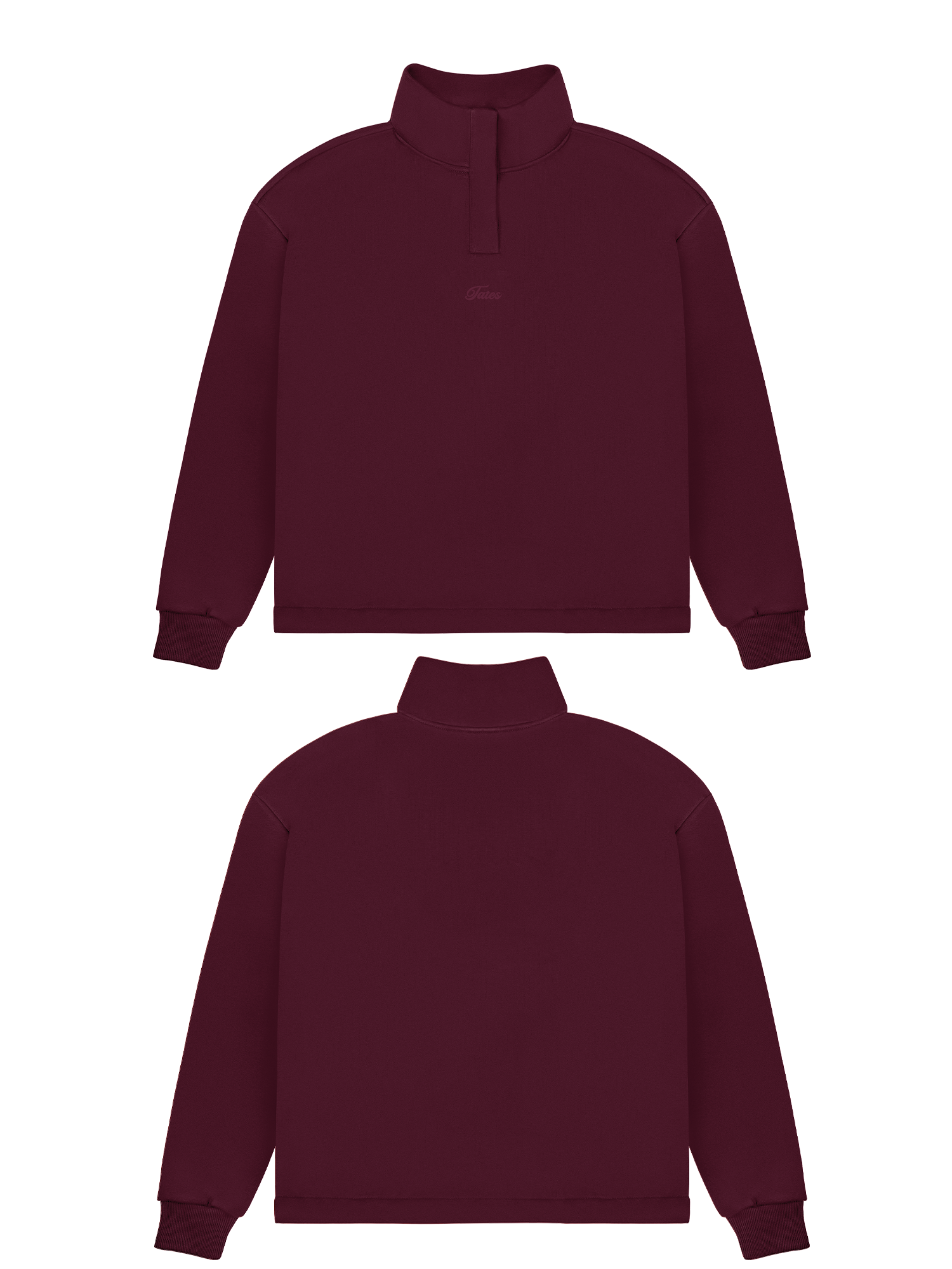 Basic (Build your own) Verstellbarer Original Crop Sweater – Plum
