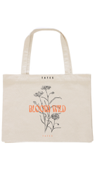 Shopping bag mit "Bloom wild" Motiv