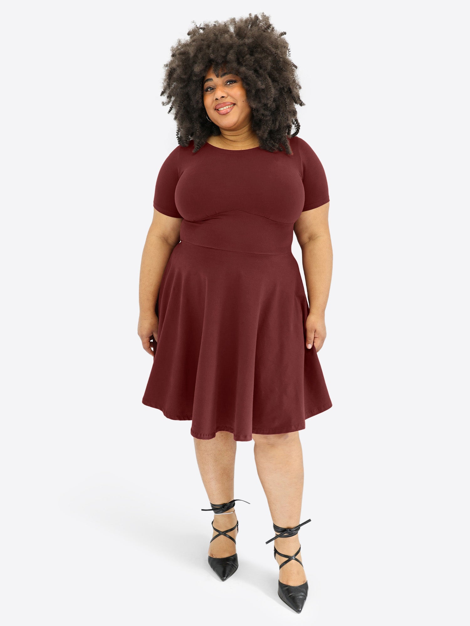 Classic Skort Kleid - Bordeaux