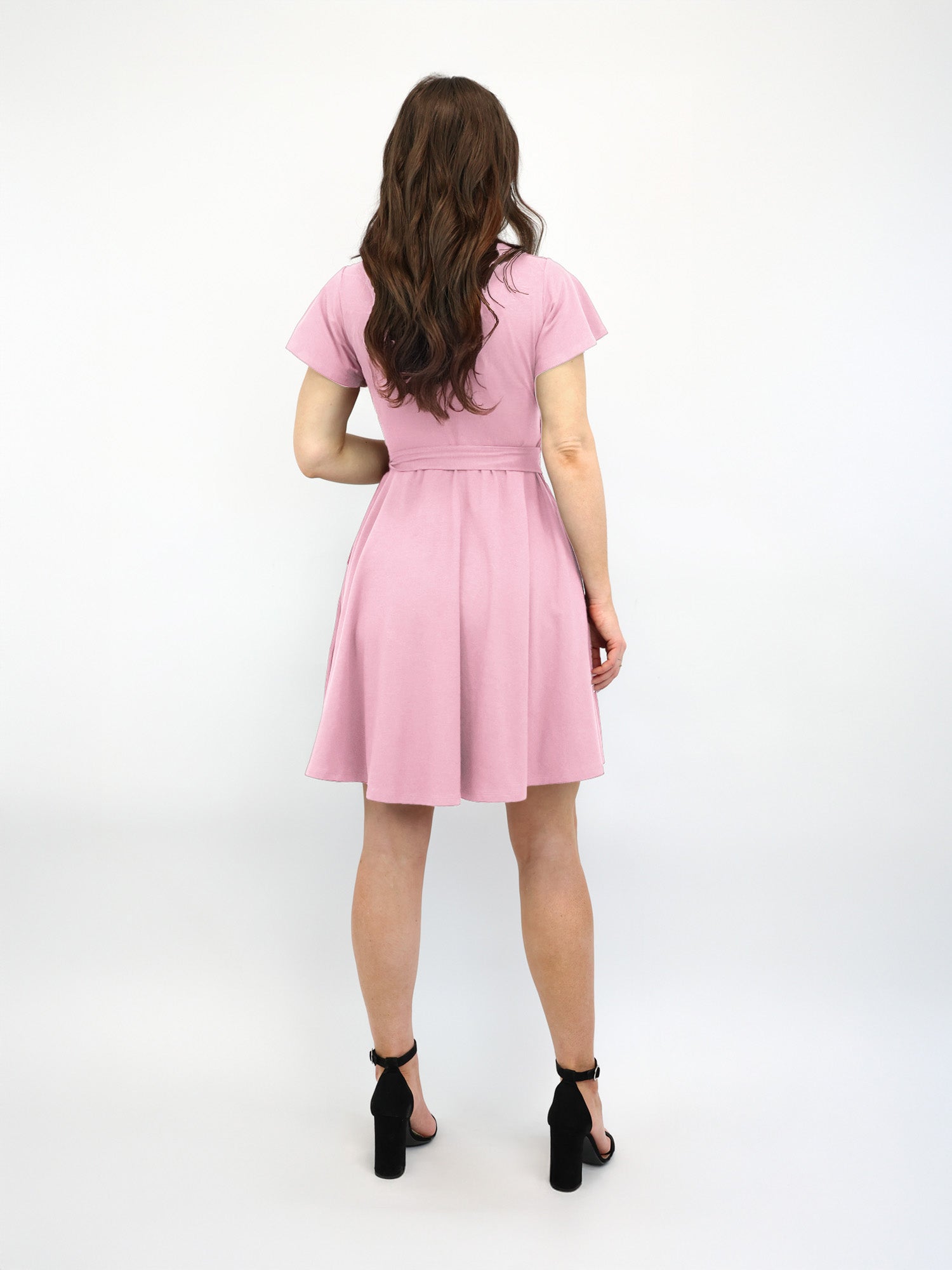 Classic Wickelkleid Carina - Rosa