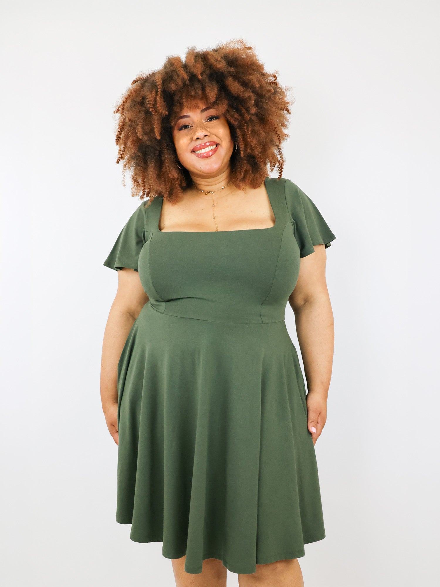 Classic Skort Kleid Ivy - Olive